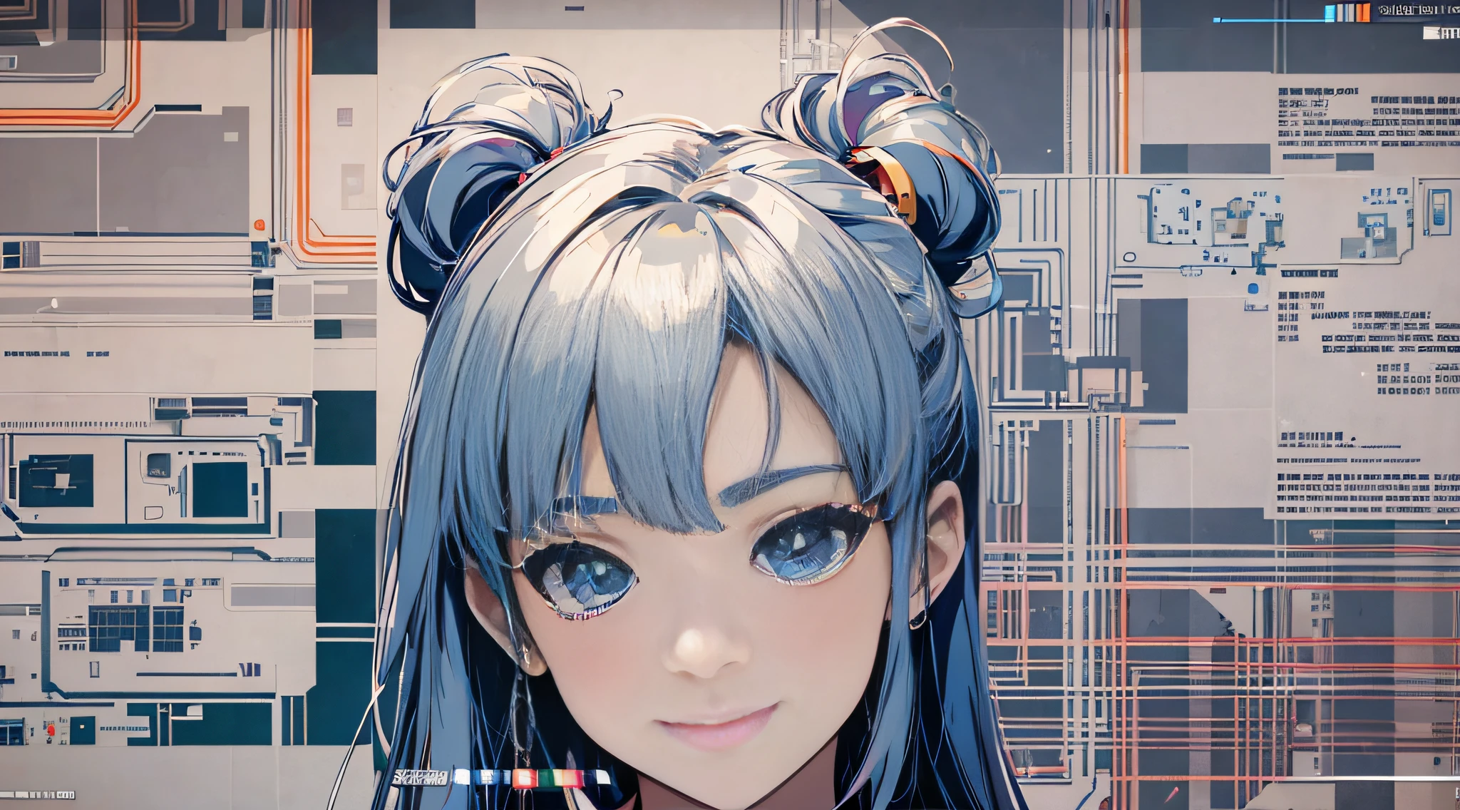 Masterpiece, best quality,young beautiful girl, ultra detailed, official art,unity 8k wallpaper,
Smirk,红色和蓝色,
pixel art,(retro aesthetics):1.2,
nostalgic charm, blocky textures,
limited color palette,
digital design, 8-bit styles