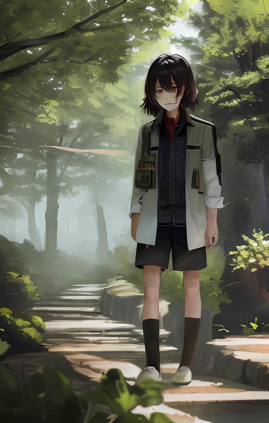 Wounded boy Deep Forest