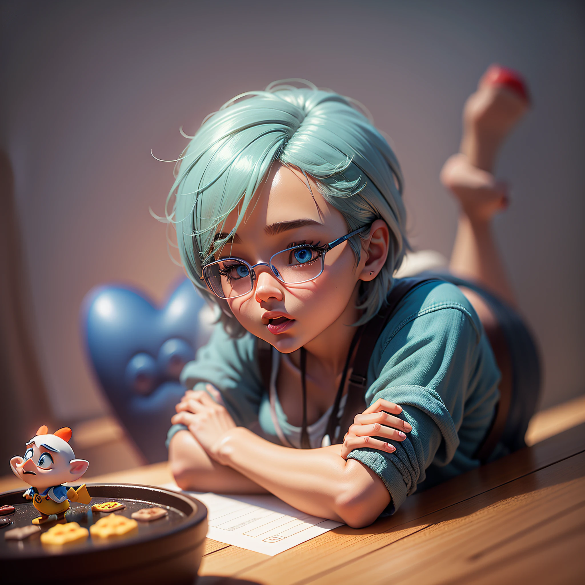 3d character from Disney Pixar,super detail,blender, soft lighting, ip, blind box, cinematic edge lighting,romantic scenes --auto --s2