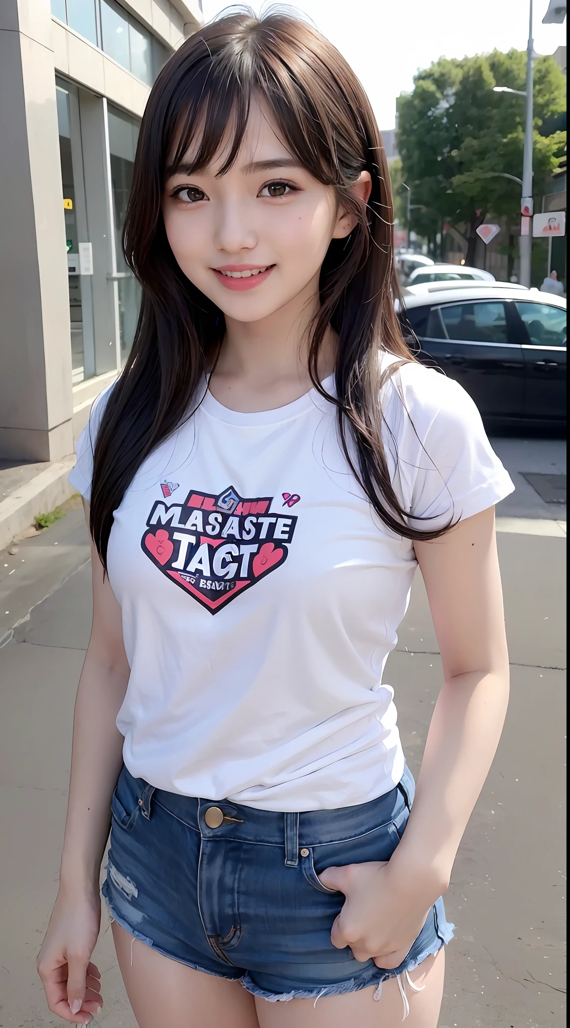 Bob Kat, Cute Girl, AKB48 Team TP, AKB48, (Masterpiece, Best Quality: 1.2), Ultra High Resolution, (Photorealistic: 1.4), Detailed Skin, Cinematic Lighting, Friendly, Intelligent, Conversational, Happy, Kind, Energetic, Cheerful, Creative, Sparkly Eyes and Infectious Smile