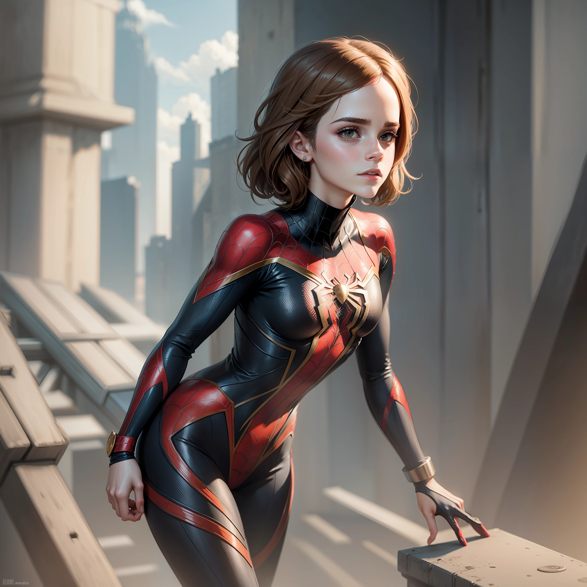 emma watson, female spiderman character