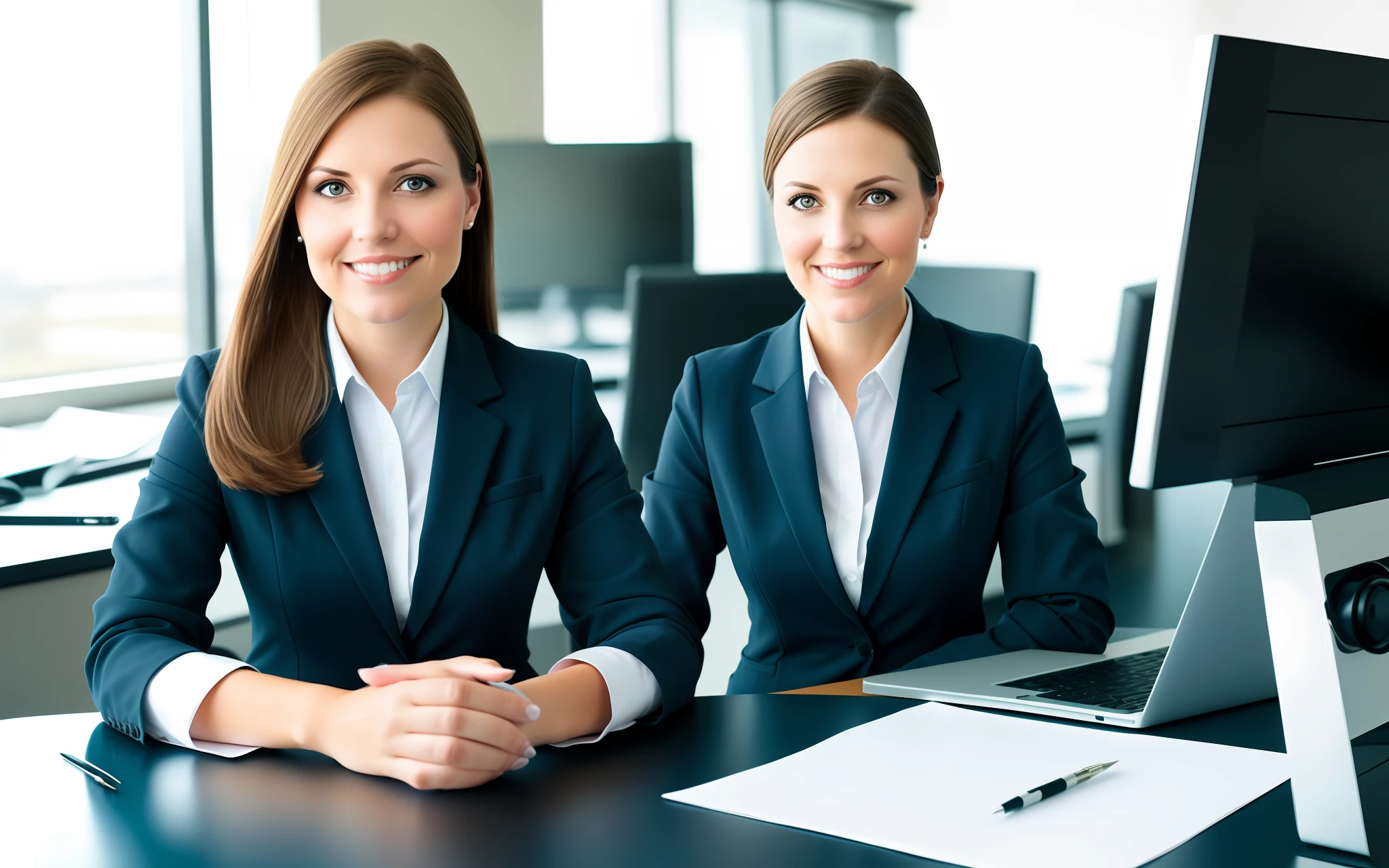 Create a female corporate photo essay