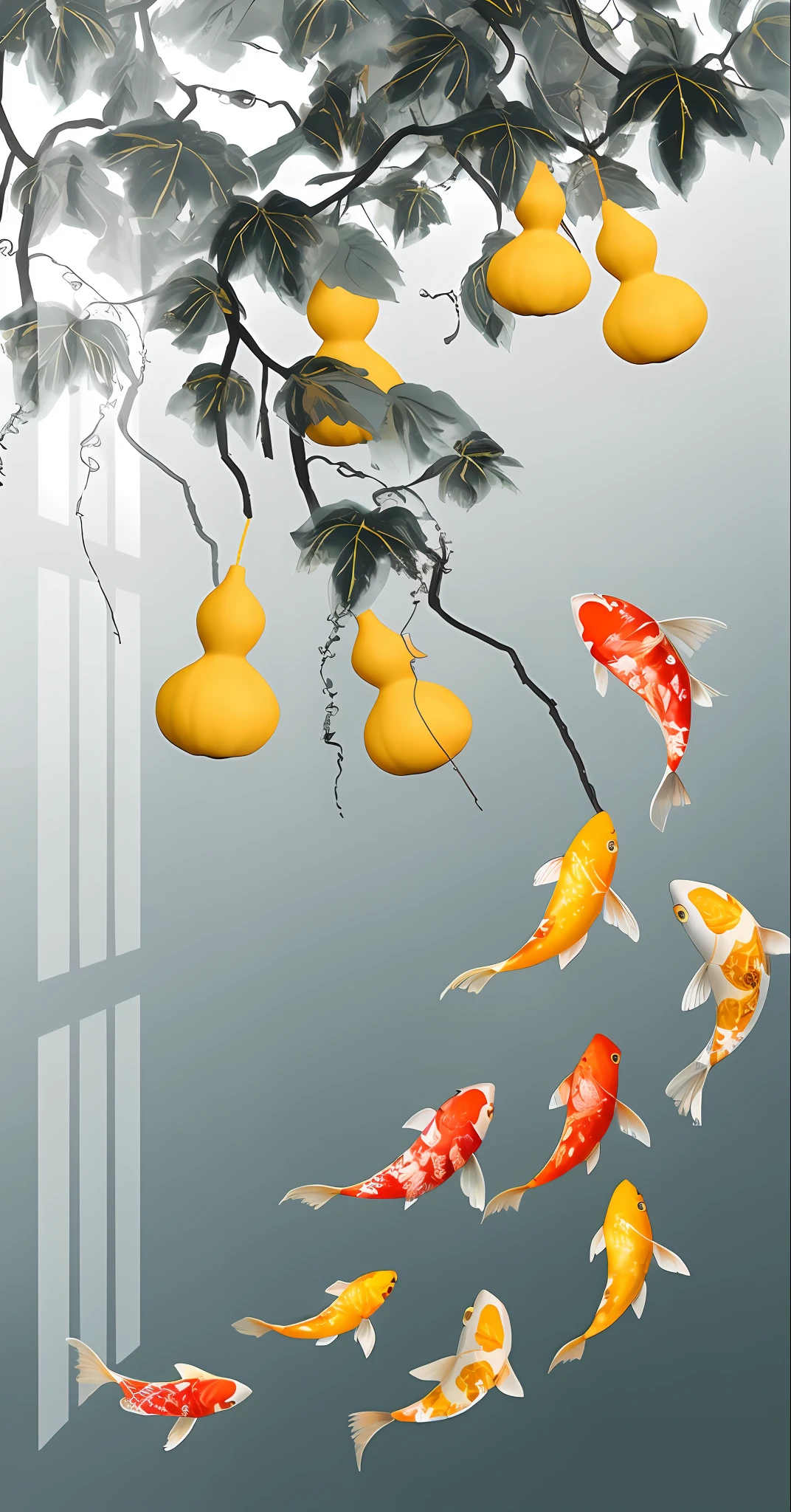 Gourd-fish gold coin