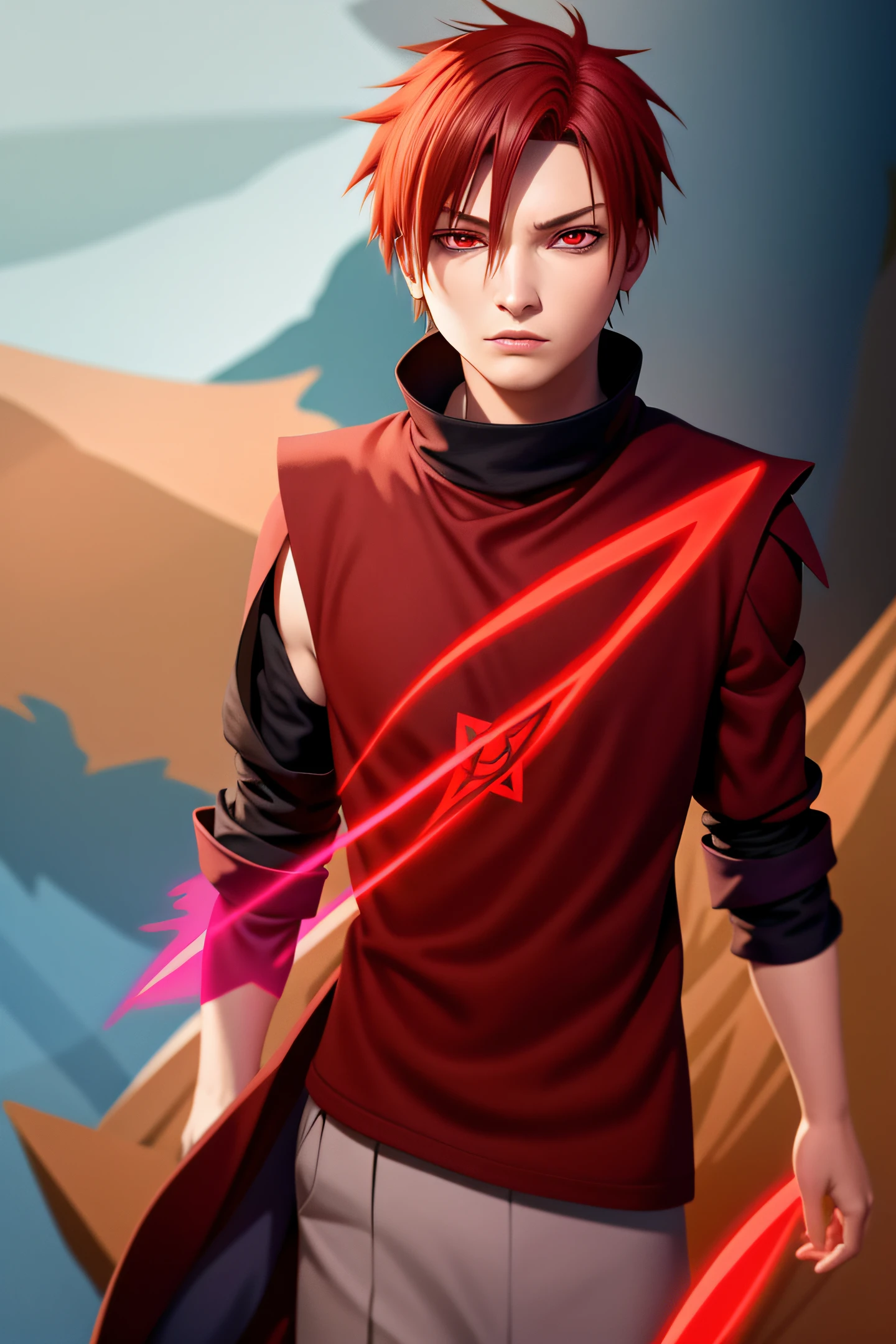 Gaara mixed with itachi Susano