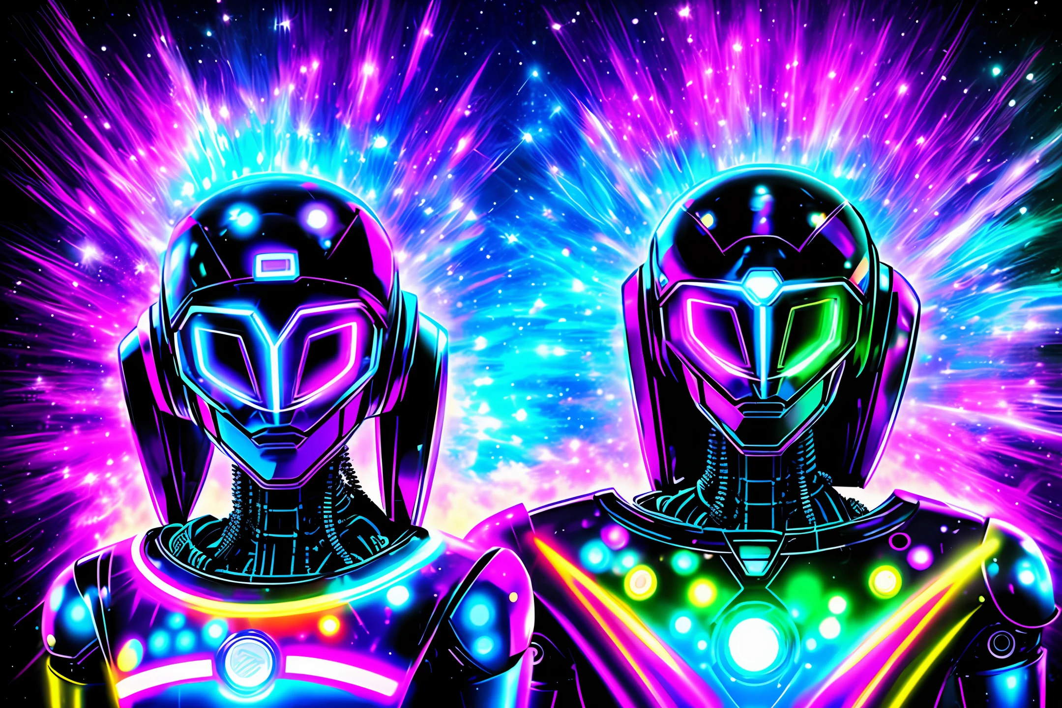 Psychedelic robot