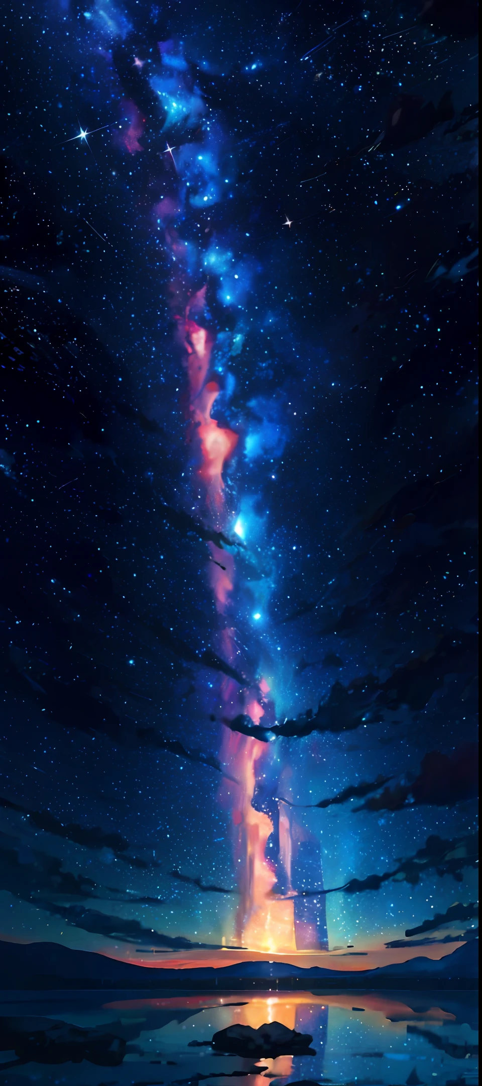Starry Sky, Planet, Highest Quality, Galaxy River, Milky Way