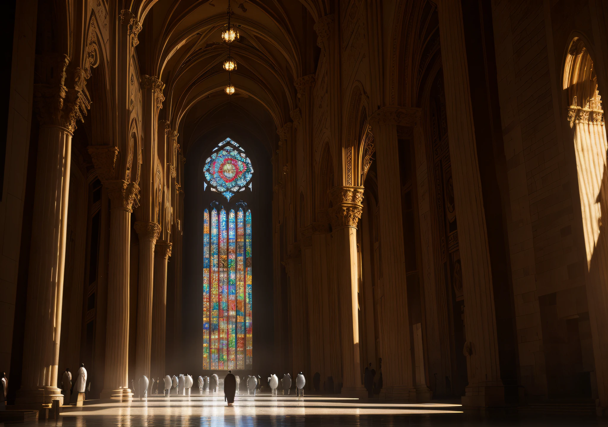 Welcome! Today we will talk about one of the most incredible moments of Jesus' life: when He walked on water, masterpiece, best quality, high quality, 8k extremely detailed CG unit wallpaper, award-winning photography, Bokeh, Depth of Field, HDR, bloom, chromatic aberration, photorealistic, extremely detailed, trend in artstation, trend in CGsociety, intricate, high detail, dramatic, Art in the middle of the journey, volumetric lighting