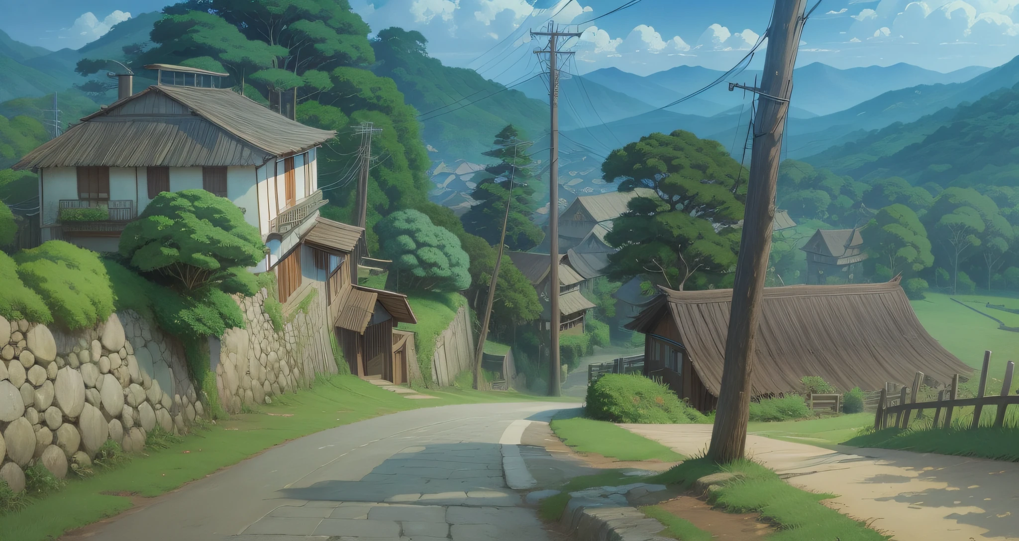 Arte do Studio Ghibli --auto --s2