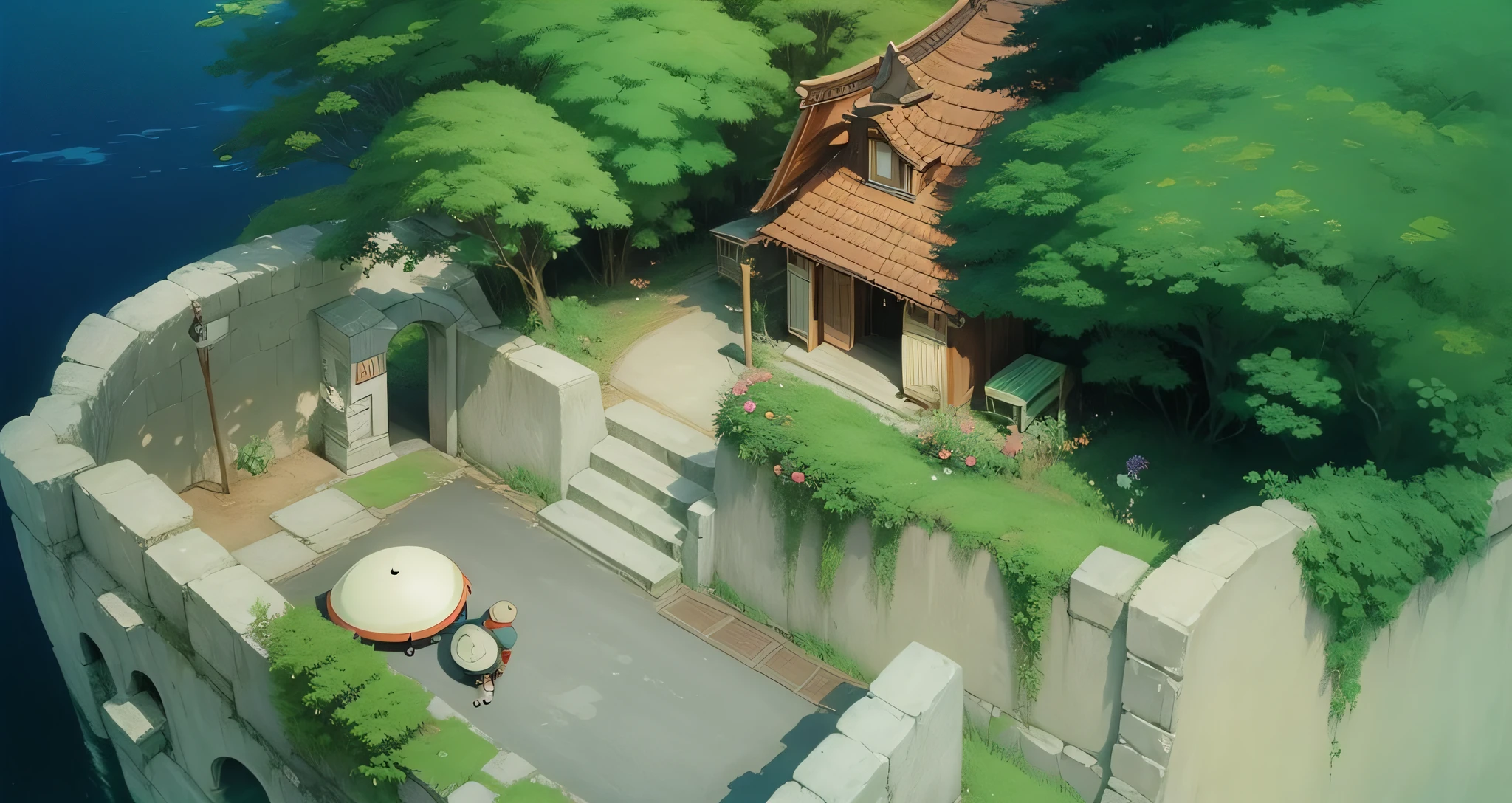 Arte do Studio Ghibli --auto --s2