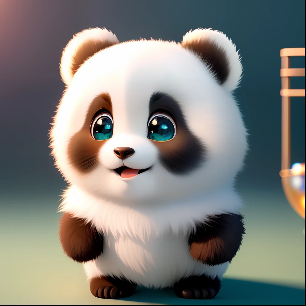 (masterpiece), (best quality), (ultra-detailed), (full body:1.2), Super cute, Baby, Pixar, Baby panda in pajamas, Big bright eyes, Fluffy, Smile, Delicate and fine, Fairy tales, Incredibly high detailed, Pixar style, Bright color palette, Natural light, Simple background with pure color, Octane render, Trending on Artstation, Gorgeous, Ultra wide angle, 8k, HD, Realistic