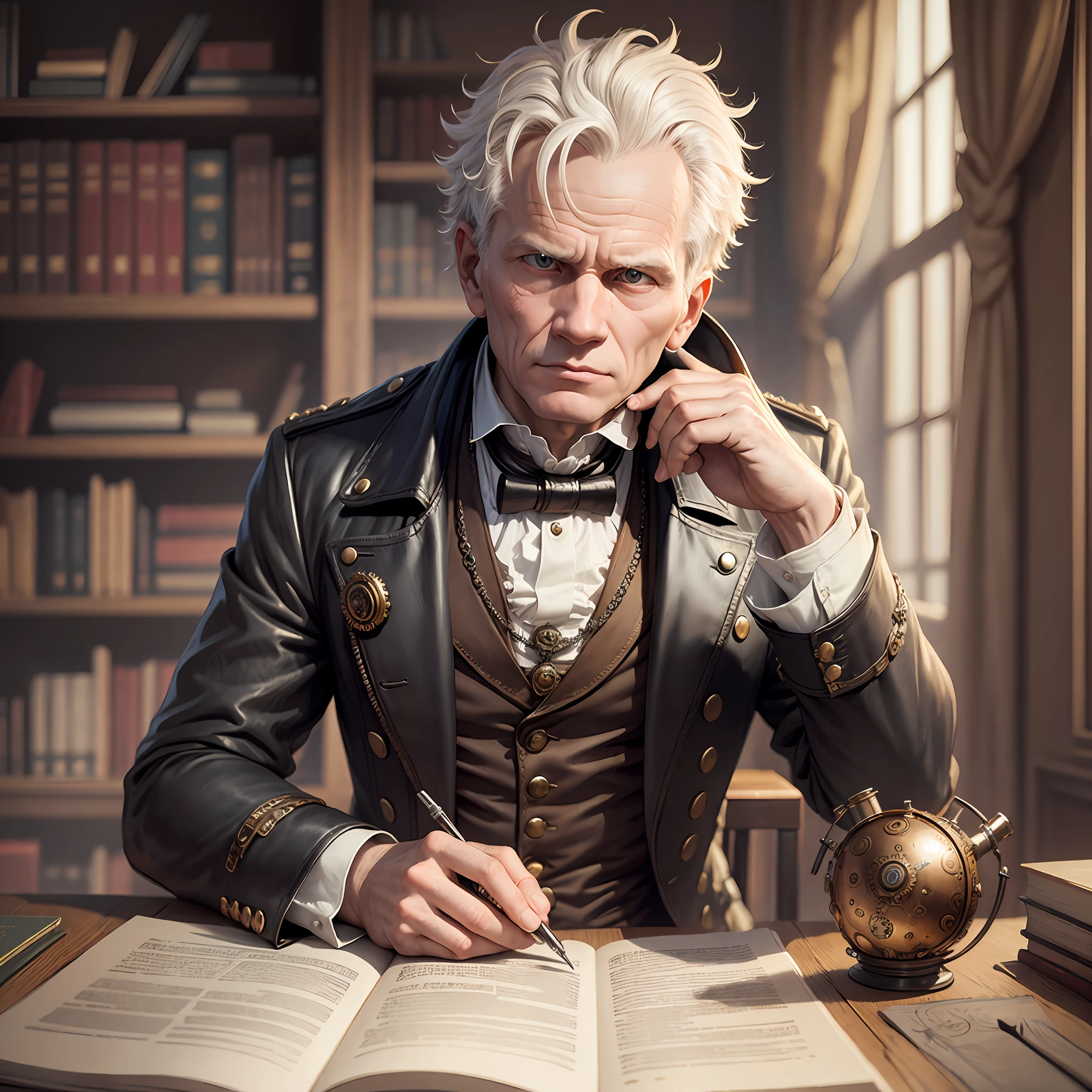 Schopenhauer in a steampunk context --auto --s2