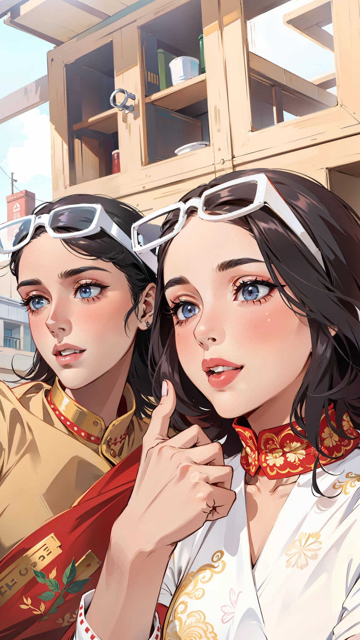 detailed fingers, thumbs up