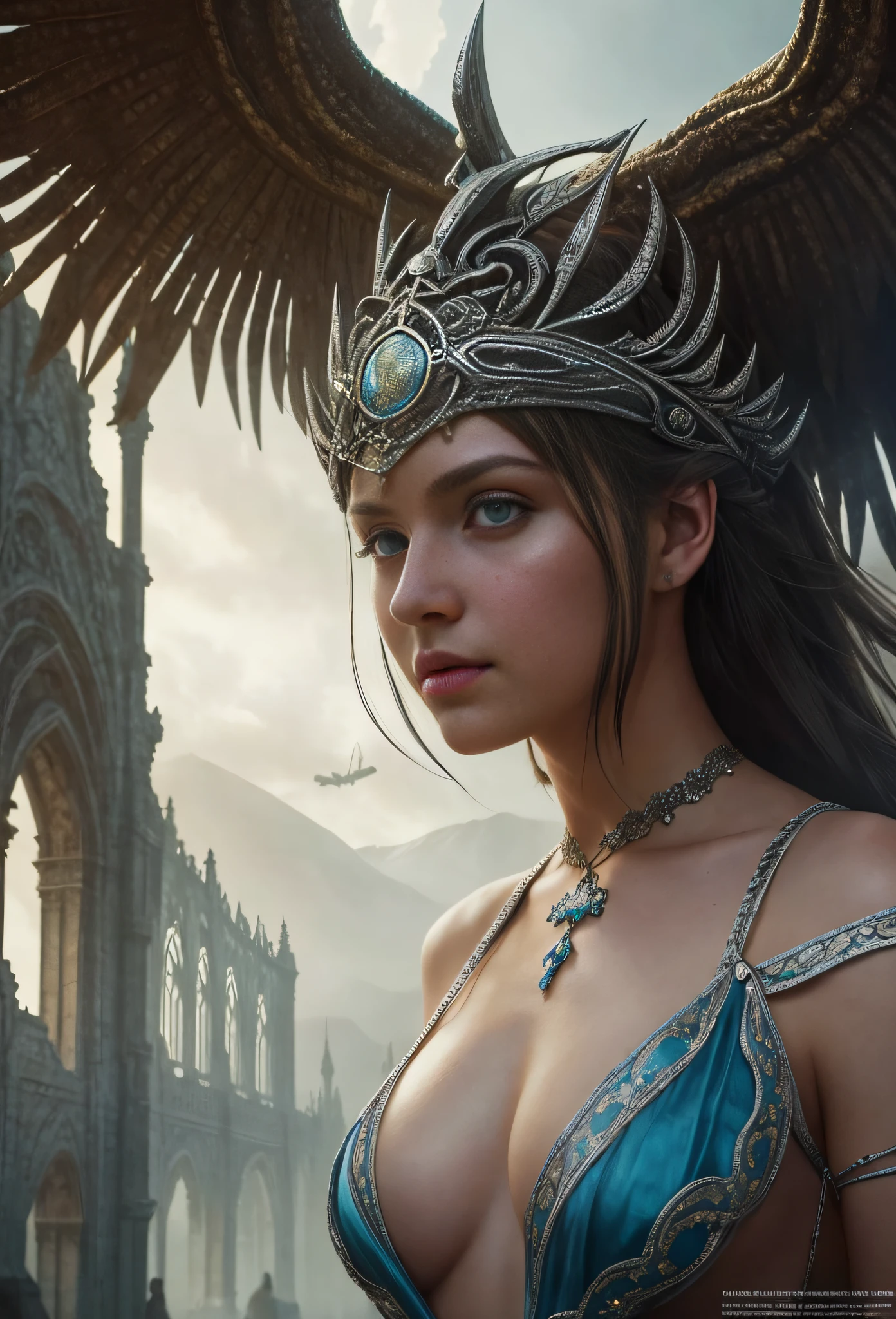 ultra highly detailed 1200 k full body of and sexy young girl princess with a slight smile on her lips. Blue eyes and hyper realistic fantasy photography is trending on artstation, clear focus, studio photography, complex details, high detail, Byrutkovsky, Tver, vlop and artgerm, insane detail, oil on canvas, moody, creepy, mysterious, artstation, clear focus, cinematic lighting, studio photography, complex details, high detail, concept-art, old castle, WLOP and Silver Ai Art, stunning masterpiece, fantasy art, fantasy key visual, fantasy photograph, sunshine rays, cinematic lighting, beautiful, 101K ultra detailed resolution, 3D shading, Unreal Engine 5, sf, trending on artstation, sharp focus, studio photo, intricate details, highly detailed, by greg rutkowski