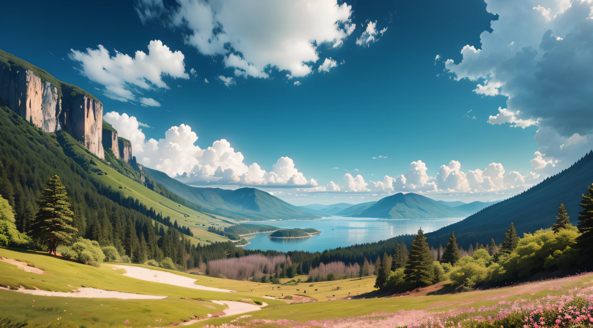 delicate nature scenery, breathtakingly beautiful, picturesque, standing alone --auto --s2
