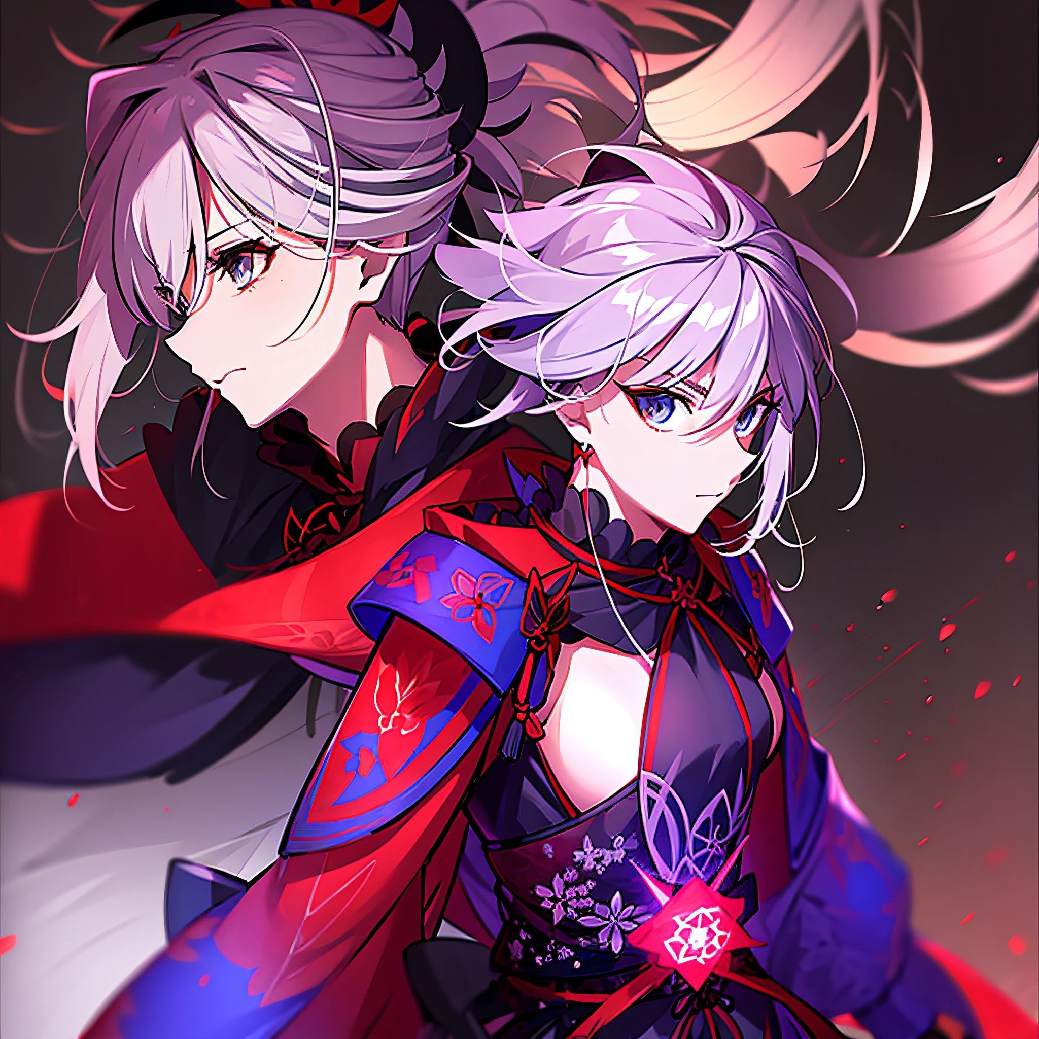 Miyamoto Musashi in Fate/Grand Order style