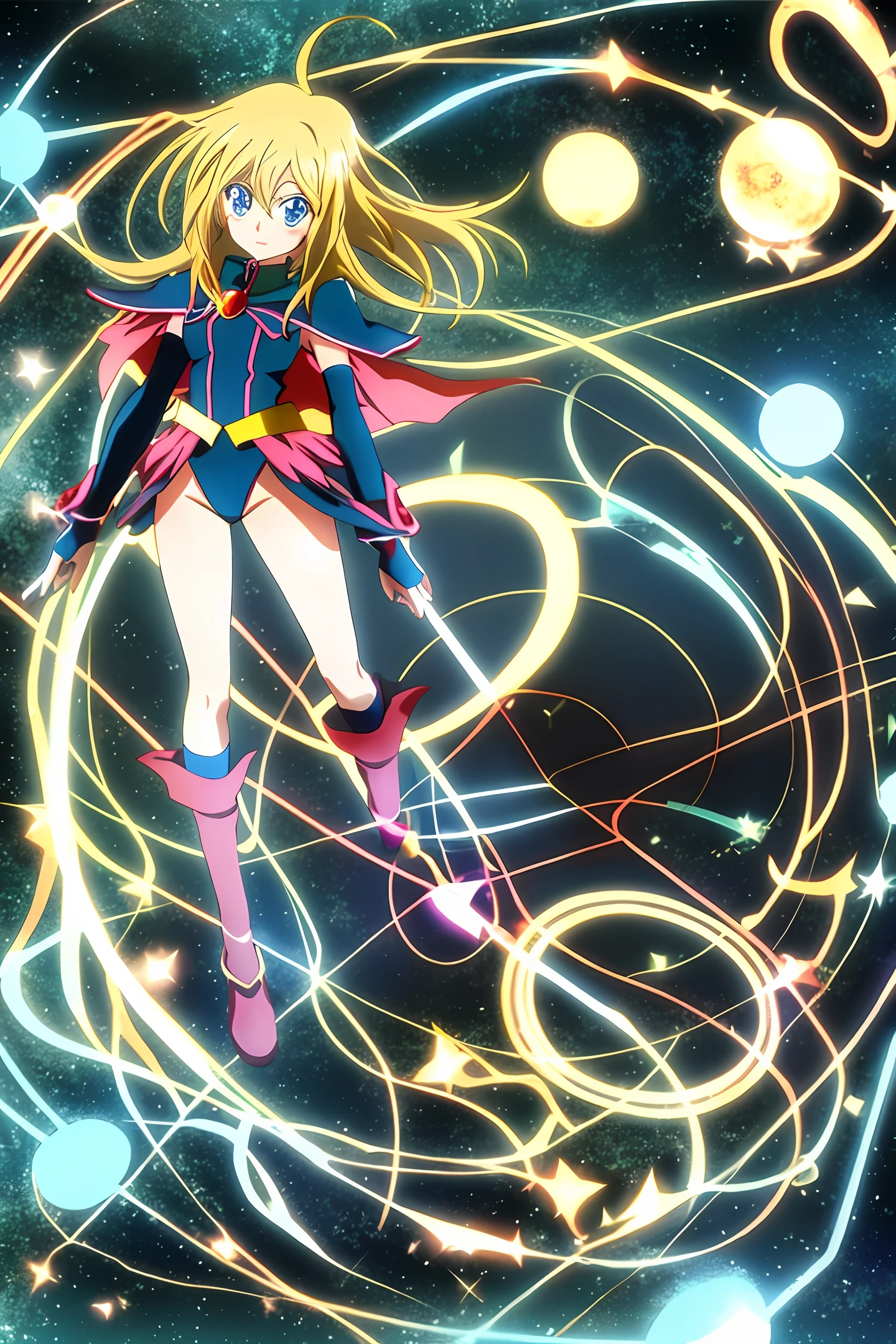 Personagen anime 2d girl dark magic