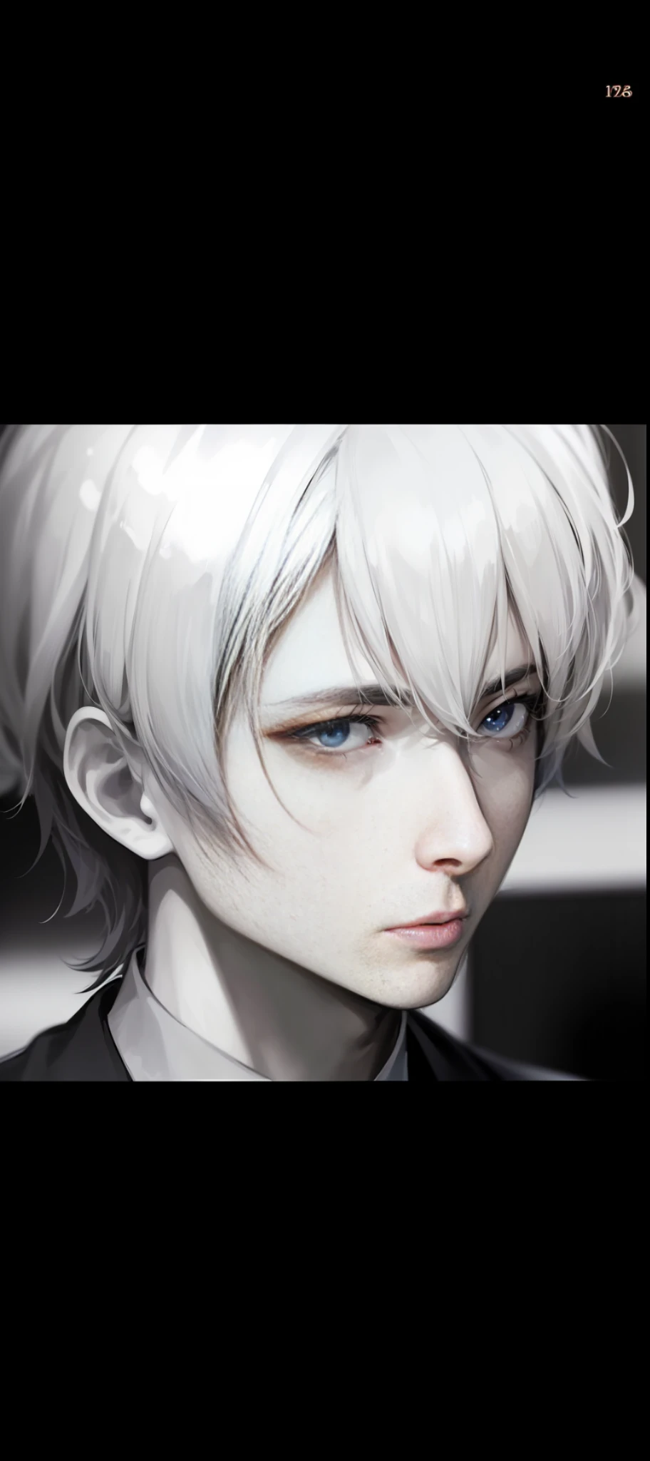 16k super high image quality, real texture 5.0, absolutely beautiful handsome guy, exquisite facial features portrayal perfect face, big eyes, double eyelids, lying silkworm, delicate facial portrayal, super detail, cold, high cold, cold arrogance, natural beauty, peerless face, bangs, four or six distribution type, sad boy, sad boy, sad boy, sad, , anime Handsome man, Takashi Kashiwahara, side face portrait masterpiece, best quality, high quality, extremely detailed CG unity 8k wallpaper, 16k quality: 14:24 (Unbeatable masterpiece, ultra-realistic 8k CG, perfect artwork, side-face portrait.)
