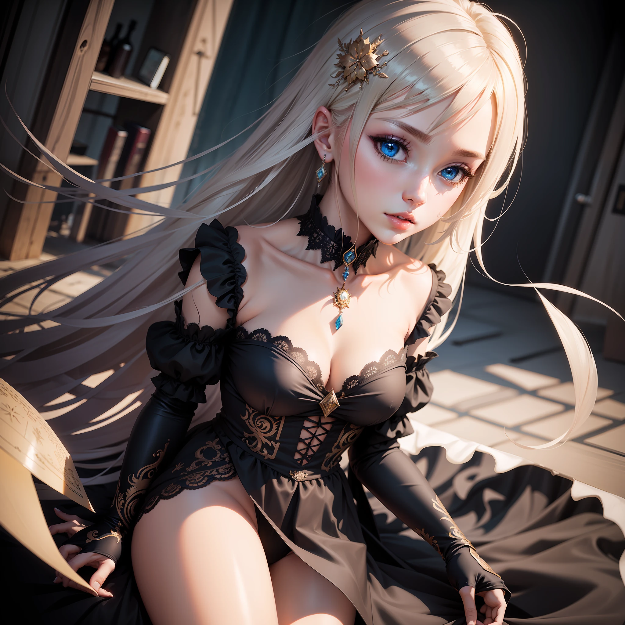 A beauty, Conceptual art, anime style, high details