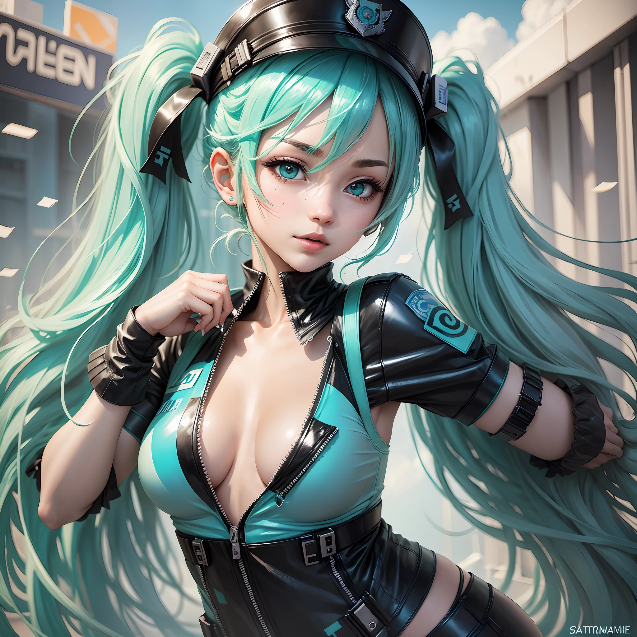Hatsune Miku sexy police costume --auto --s2
