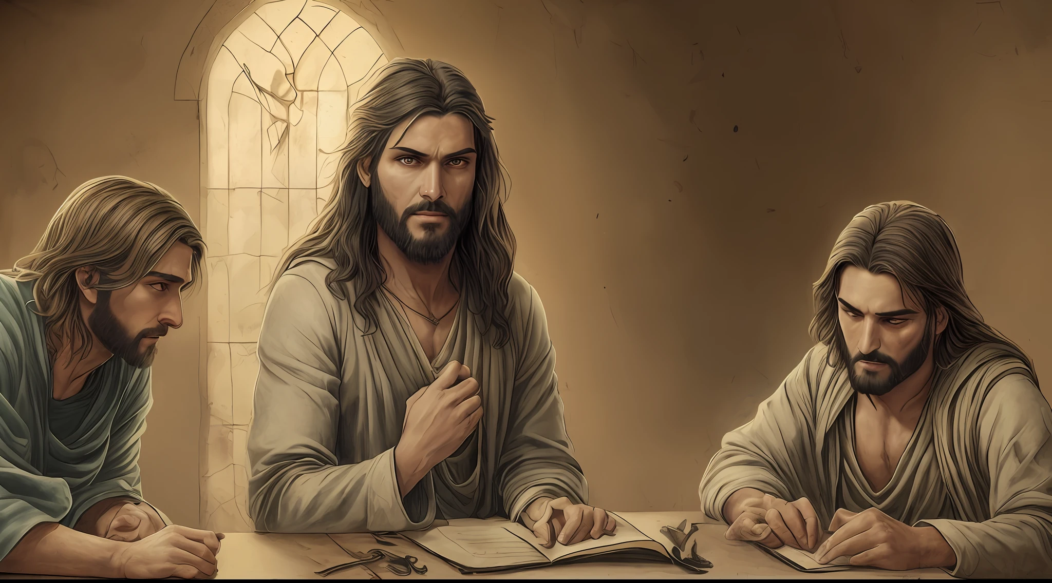 Judas betraying Jesus IN BIBLICAL TIMES --auto --s2