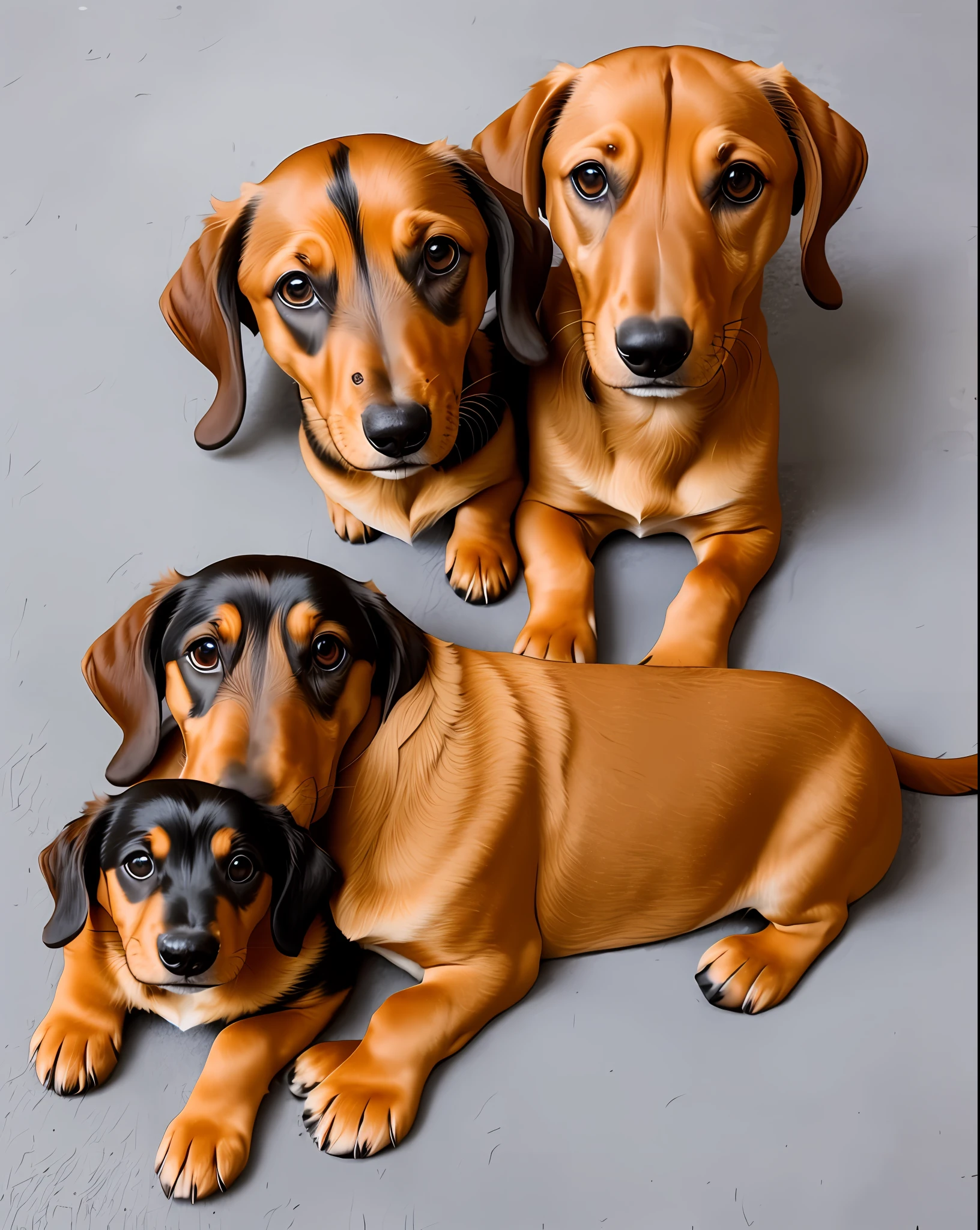Sausage dog as a couple