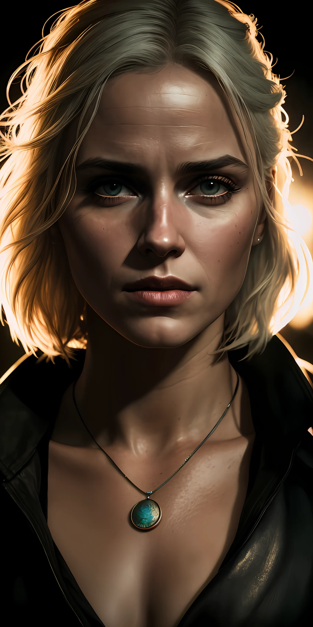 ciri  the witcher , photorealistic, photo, masterpiece, realistic, realism, photorealism, high contrast, photorealistic digital art trending on Artstation 8k HD high definition detailed realistic, detailed, skin texture, hyper detailed, realistic skin texture, armature, best quality, ultra high res, (photorealistic:1.4),, high resolution, detailed, raw photo, sharp re, by lee jeffries nikon d850 film stock photograph 4 kodak portra 400 camera f1.6 lens rich colors hyper realistic lifelike texture dramatic lighting unrealengine trending on artstation cinestill 800,