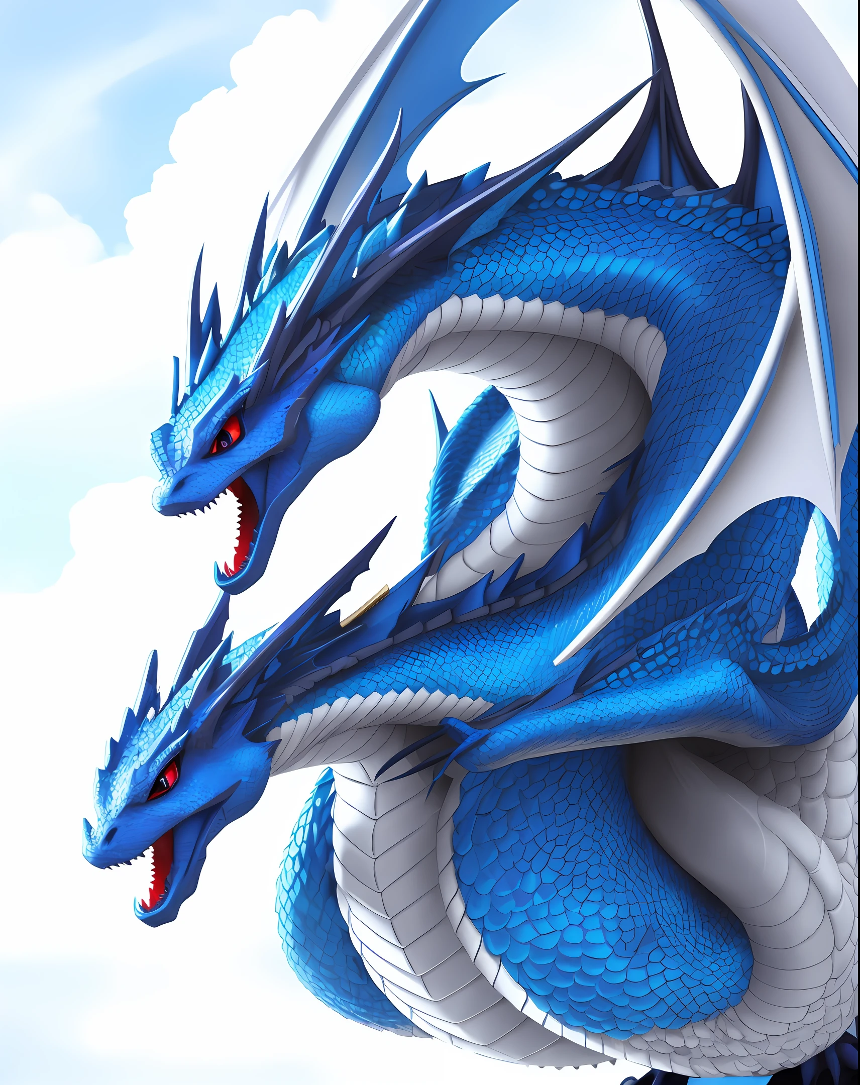 Blue-eyed dragon