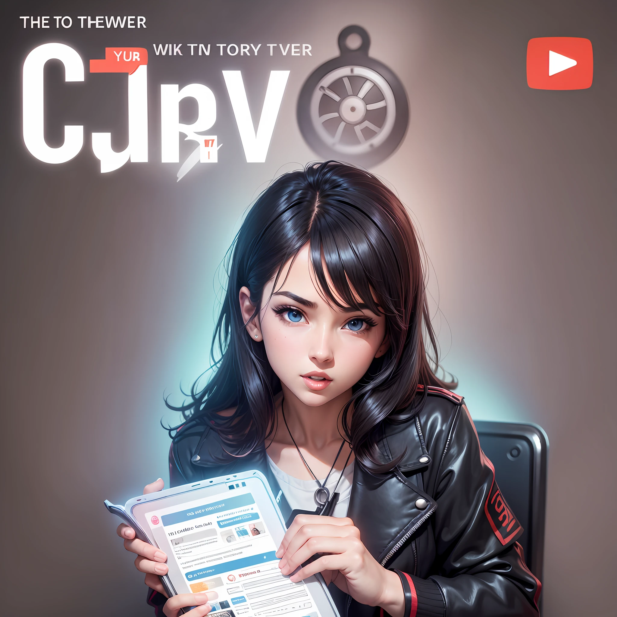 Image for YouTube cover with the theme how to do the CBT, with a teacher on the cover. Attractive and eye-catching colors for the adult audience --auto --s2