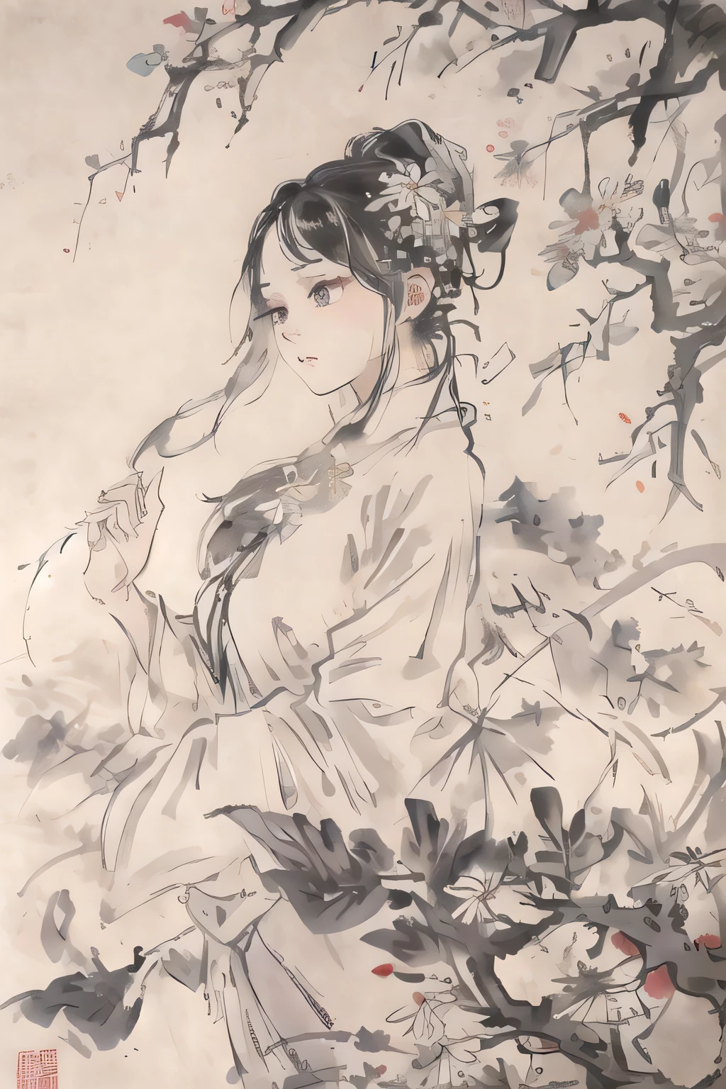 (ultra high res,photorealistic,realistic,best quality,photo-realistic), (high detailed skin,visible pores),(real person,photograph), realistic, (8k, raw photo, best quality, masterpiece), photon mapping, radiosity, physically-based rendering,automatic white balance, flowers, birds, 1girl