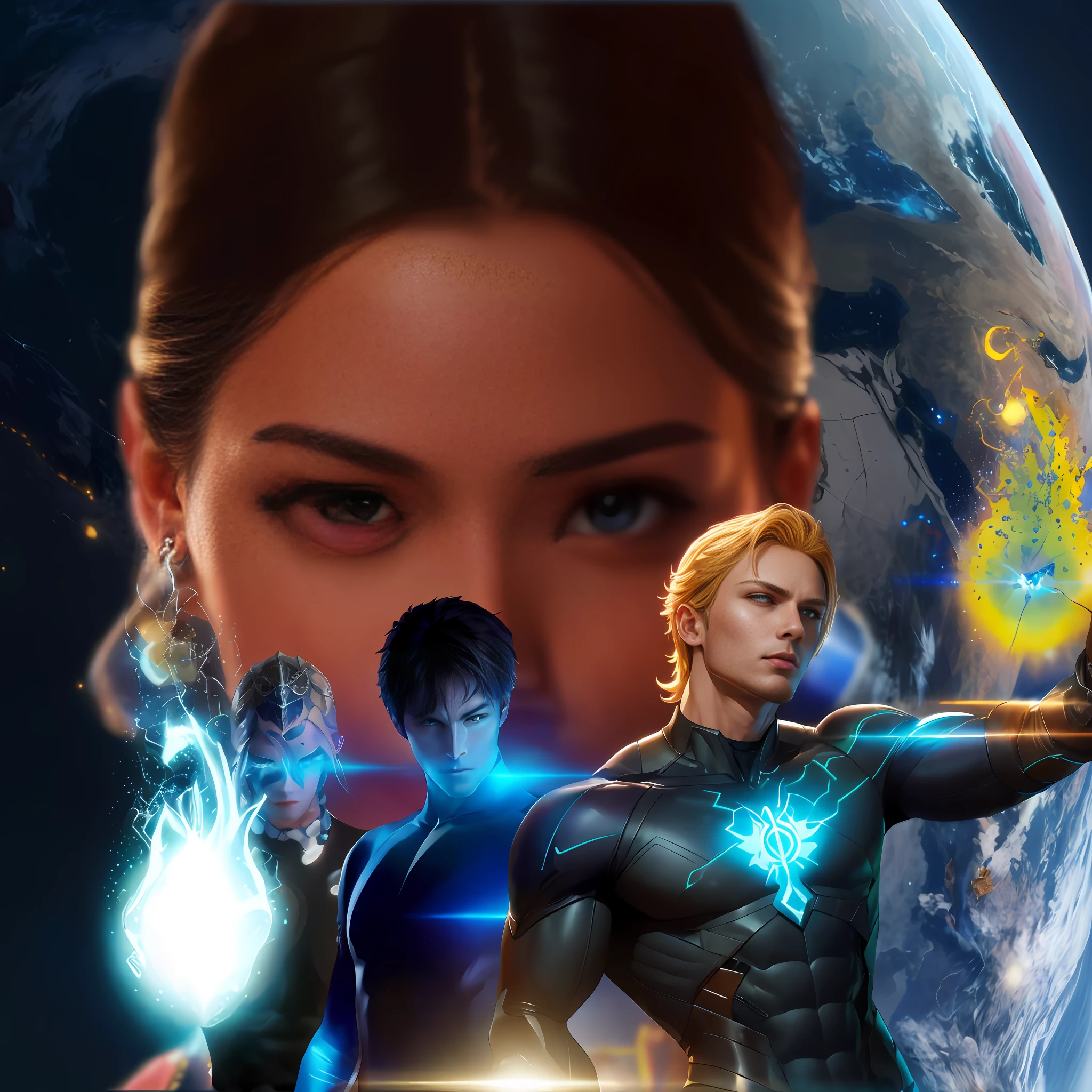 (((masterpiece))), (((best quality))), ((ultra-detailed)), (hyperrealistic), (highly detailed CG illustration), ((an extremely delicate and beautiful)),cinematic light, Create a stunning anime artwork that is currently trending on ArtStation, showcasing exquisite beauty and captivating aesthetics. The art piece should be highly detailed, featuring a compelling character and a visually appealing environment. The character in the artwork is a graceful and enchanting figure, radiating an aura of elegance. Pay close attention to intricate facial features, such as mesmerizing eyes with vibrant colors and delicate shading. The character's clothing should be designed with elaborate patterns, flowing fabrics, and rich textures, reflecting a blend of fantasy and contemporary fashion. Place the character in a captivating environment that enhances the overall appeal of the artwork. It could be a breathtaking natural landscape, a bustling futuristic cityscape, or a mystical realm filled with magical elements. Incorporate vibrant colors, dynamic lighting, and detailed background elements to create a sense of depth and immersion. Consider the latest trends in anime art, such as incorporating unique lighting effects, exploring creative composition techniques, or experimenting with unconventional color palettes. Take inspiration from the top artists on ArtStation and their exceptional execution of various art styles and themes. Camera: Choose an angle that highlights the character's beauty and the immersive environment. Lighting: Utilize atmospheric lighting techniques to create depth and mood. Resolution: Aim for a high-resolution artwork to showcase intricate details and clarity. Art Inspirations: Seek inspiration from the trending artists on ArtStation, exploring different styles, genres, and themes.