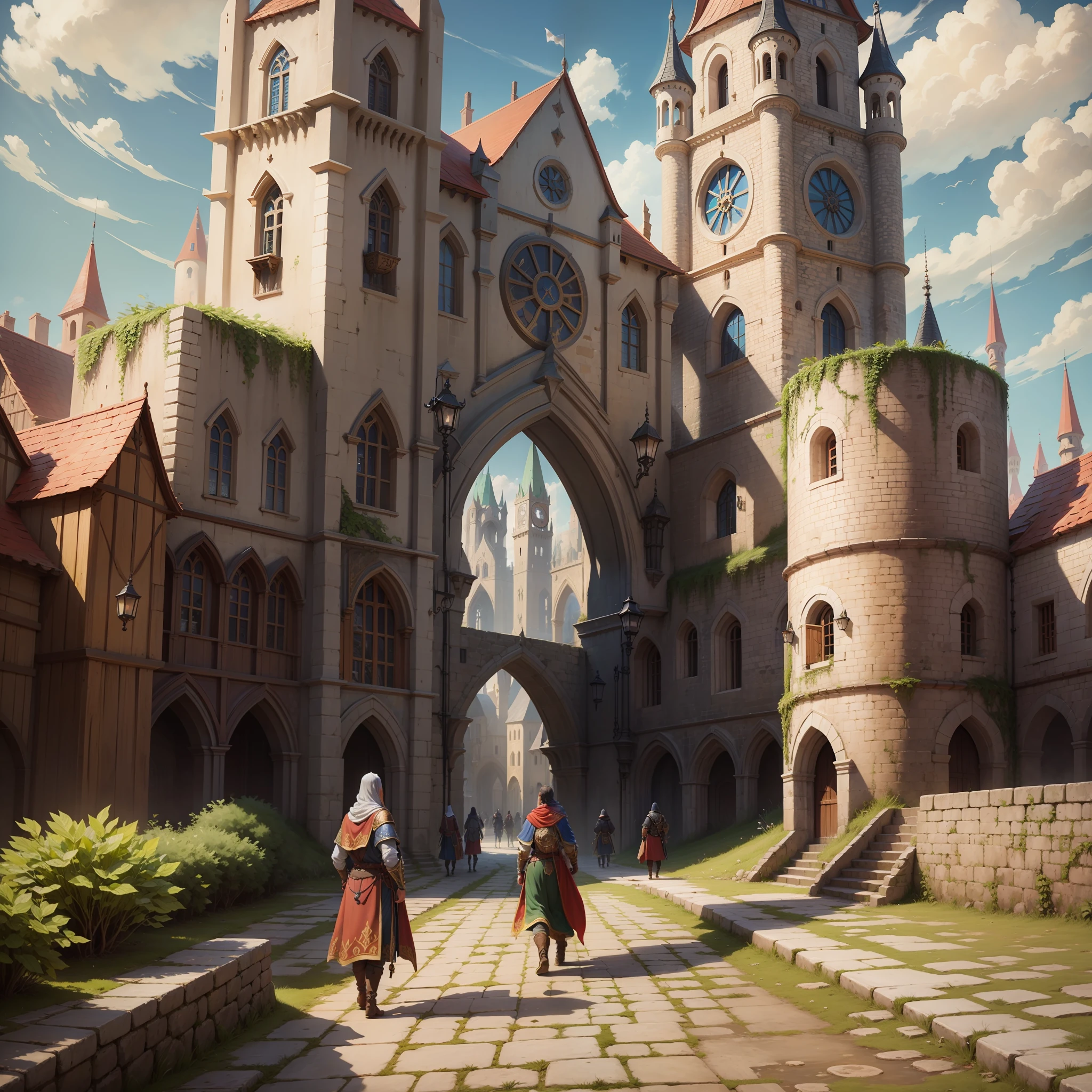 Fantasy medieval city --auto --s2