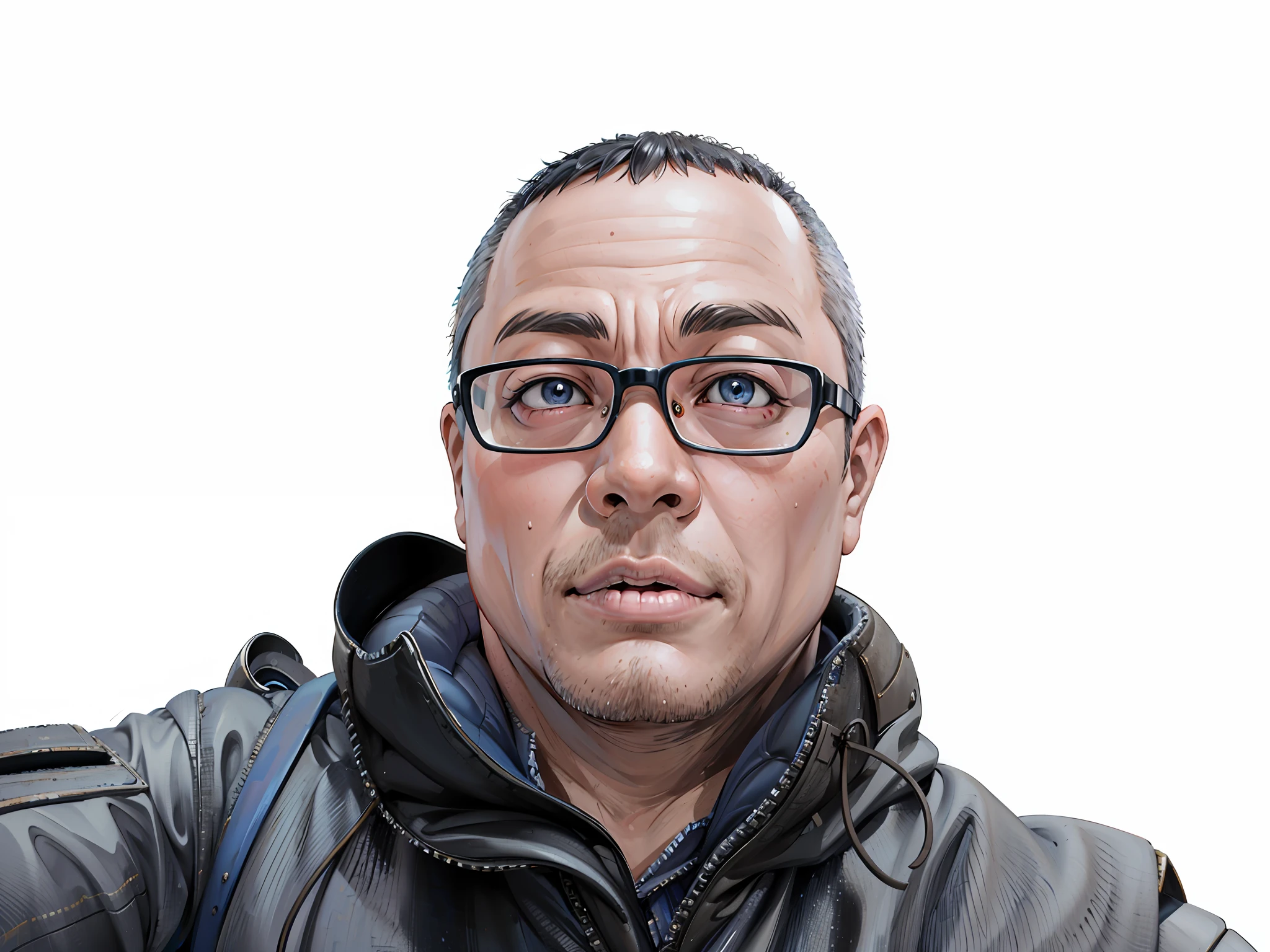 (Masterpiece), (Best Quality: 1.0), (Ultra High Resolution: 1.0), Detailed Illustration, 8K, 1Boy, Anime Boy, Chubby, Chubby, Chubby, Blue Suit Wearing, Smile, Detailed Face, Asian Face, Japanese, Oriental Face, Perfect Face, Anime Eyes, Detailed Eyes, Black Eyes, Glare, Detailed Hair, Short Black Hair, Hair Highlights, Very Detailed, Anime Style, Soft Light