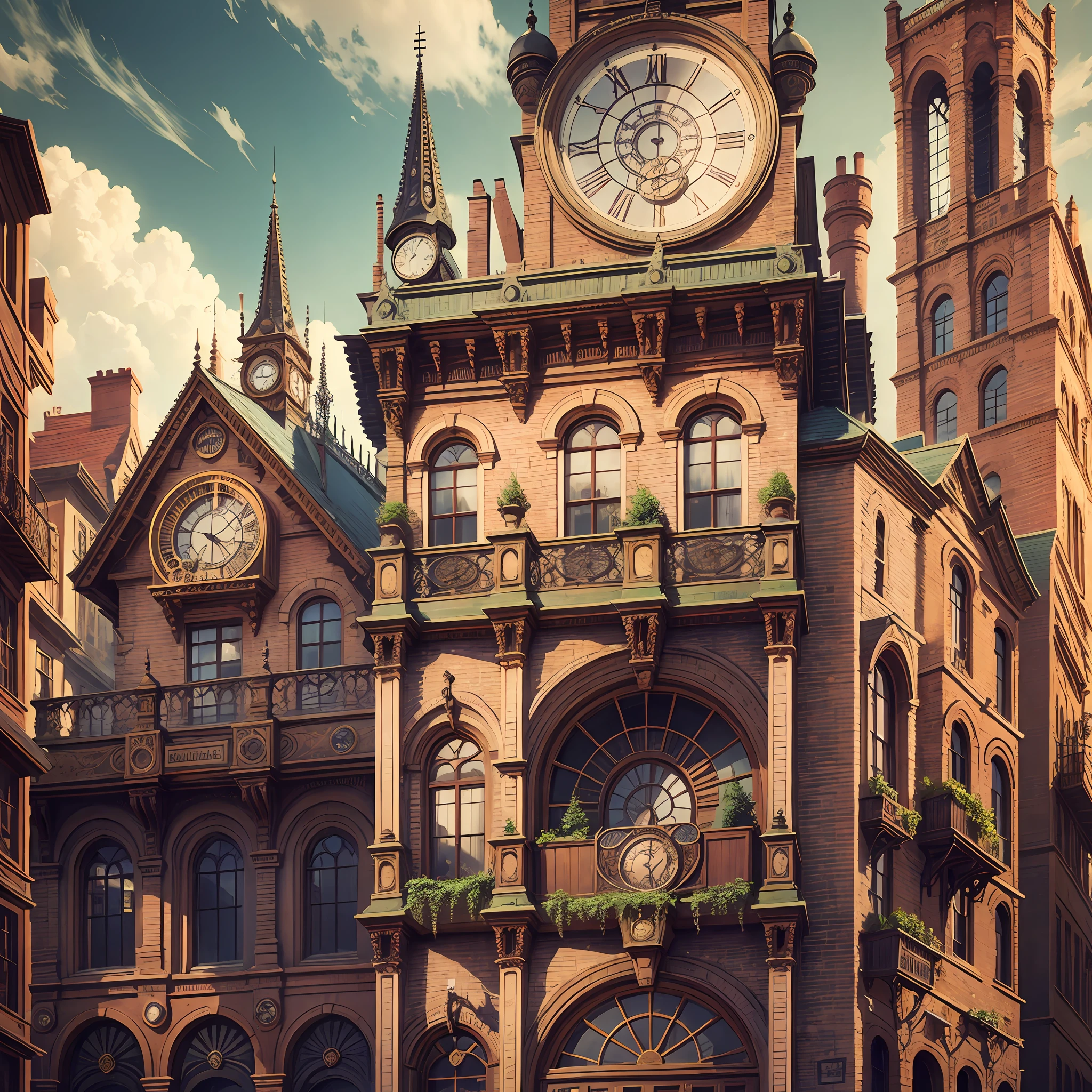 Steampunk, Victorian city --auto --s2
