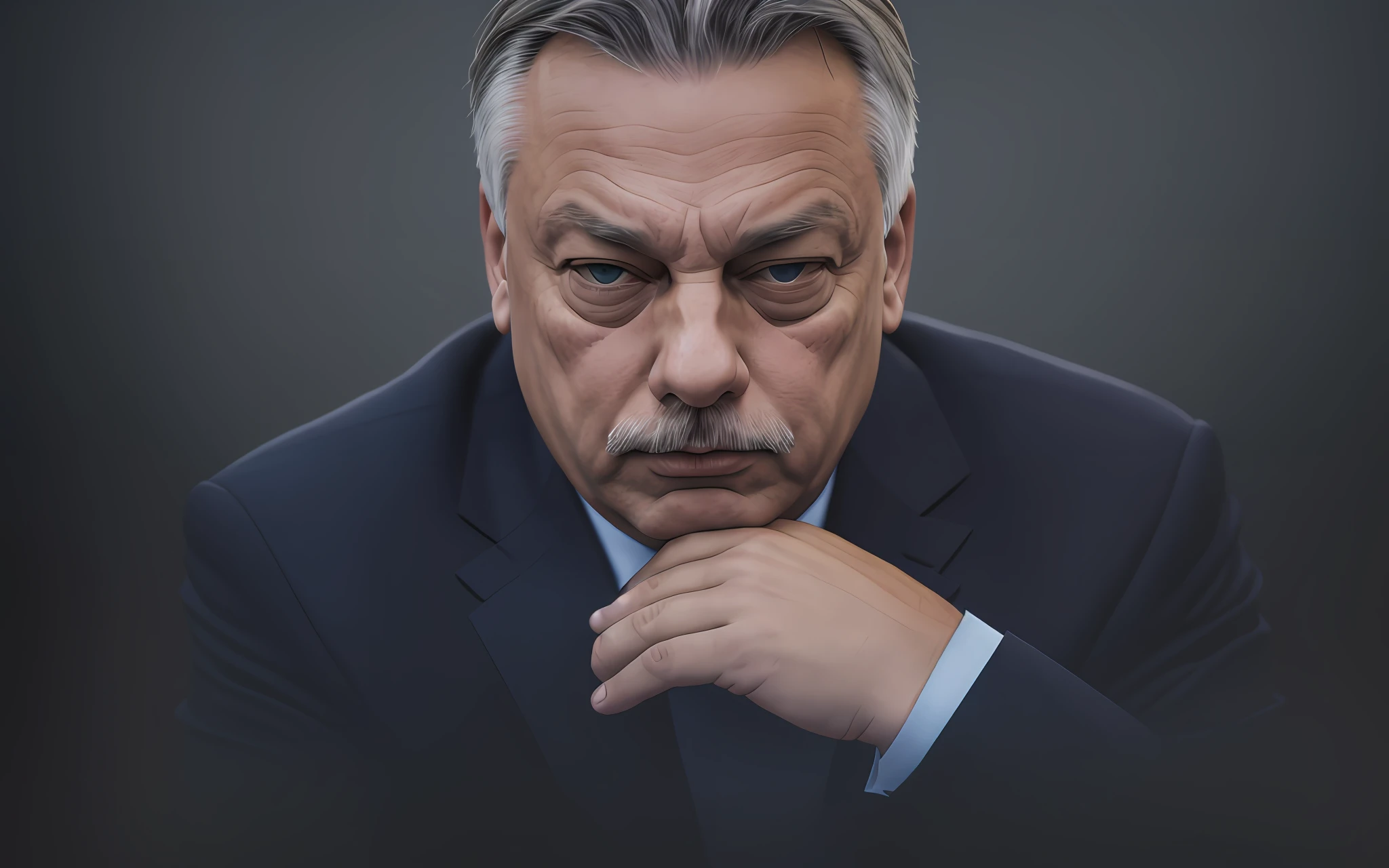 Viktor Orbán The whole world is now going through difficult trials that only strong nations can survive, and the weak will perish. --auto --s2