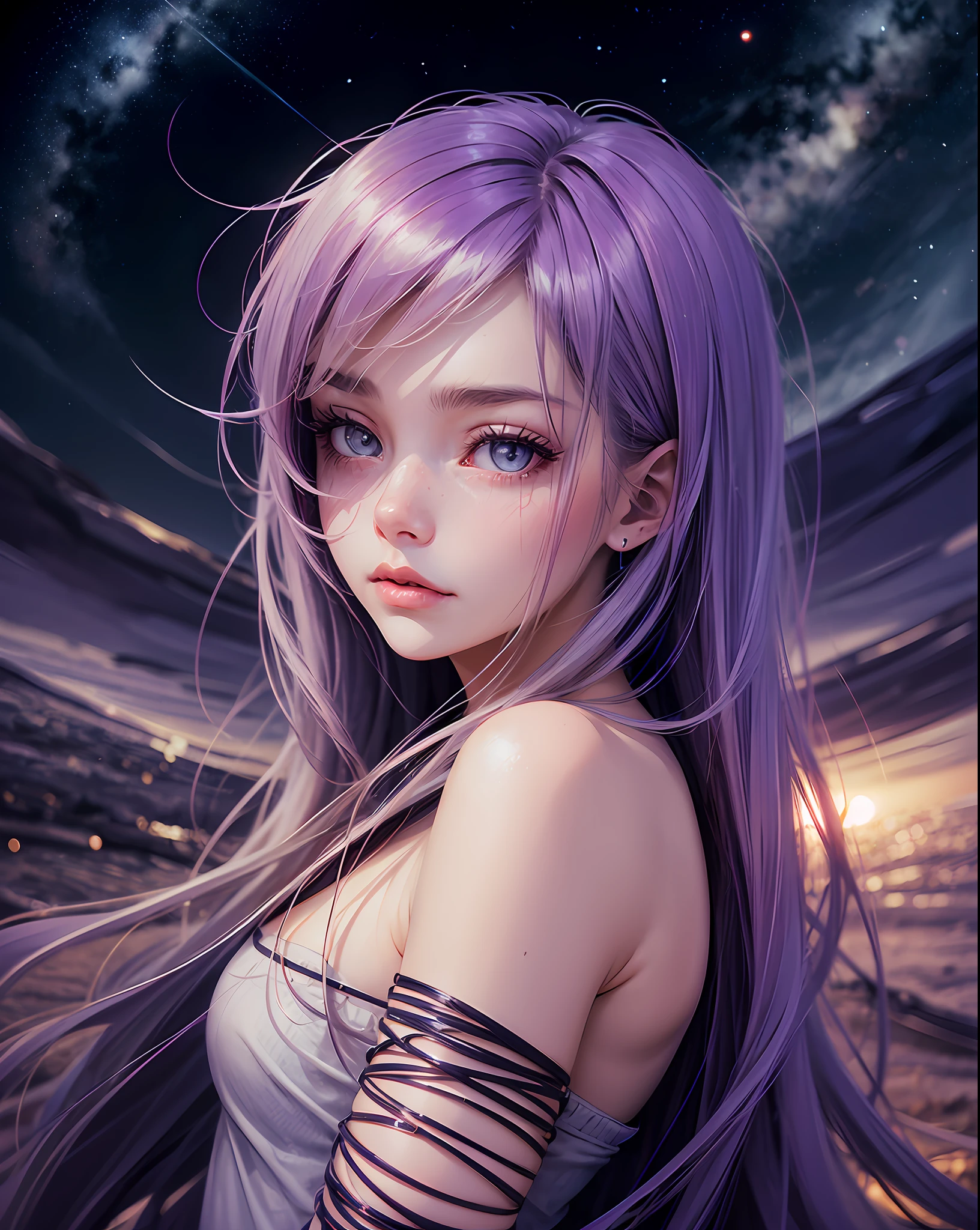 lilith, sad face, night sky --auto --s2