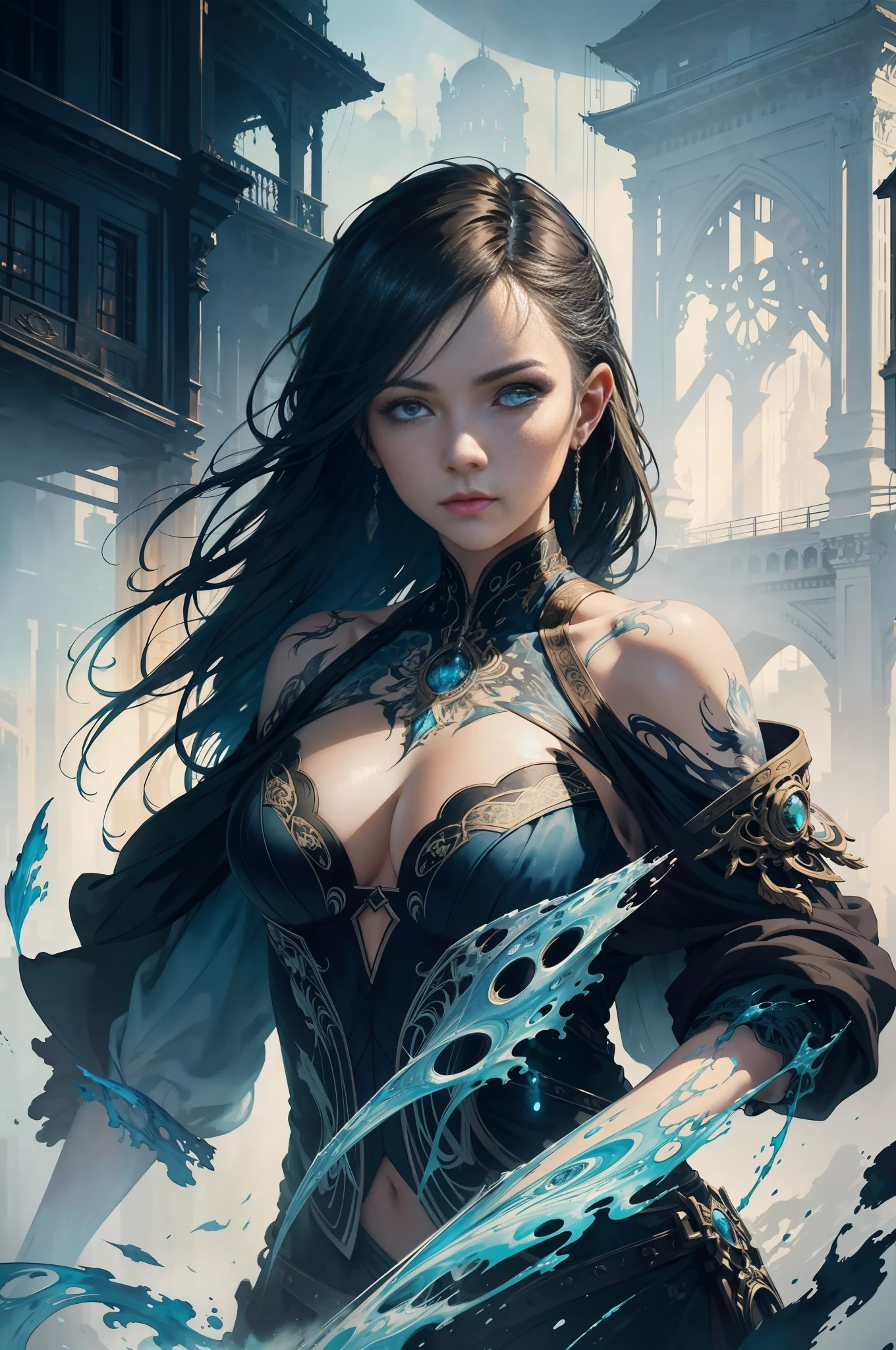 "Deconstructing human emotion. color ink flow, photorealistic masterpiece of 8k resolution: by Aaron Horkey and Jeremy Mann: intricately detailed fluid gouache painting: by Jean Baptiste Mongue: calligraphy: acrylic: watercolor art, professional photography, natural lighting, maximalist volumetric lightingillustration: by Marton Bobzert: 8k concept art intricately detailed resolution, elegant, expansive, fantastic"
