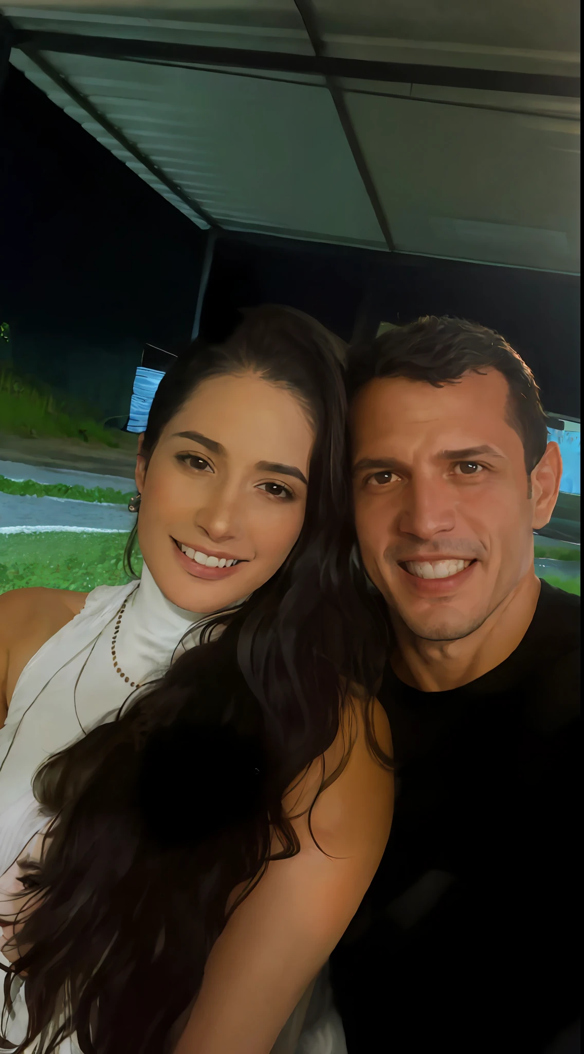 there is a man and woman that are posing for a picture, by Nándor Katona, malika favre, couple, by Felipe Seade, fernanda suarez, caio santos, profile image, marischa becker, david rios ferreira, beto val, andrea rocha, carmelo blandino, happy couple, valentina remenar
