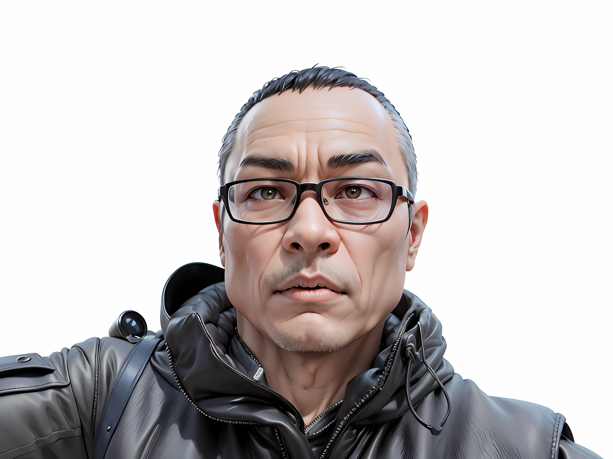 Young man with oriental face in leather hat, tiger, oriental face in formal suit, short black hair, silver glasses, digital painting, 3D character design by Mark Clairedon and Pixar and Hayao Miyazaki and Akira Toriyama, the illustration is a high-definition illustration in 4K resolution with very detailed facial features and cartoon-style visuals. Holding loud public speeches,