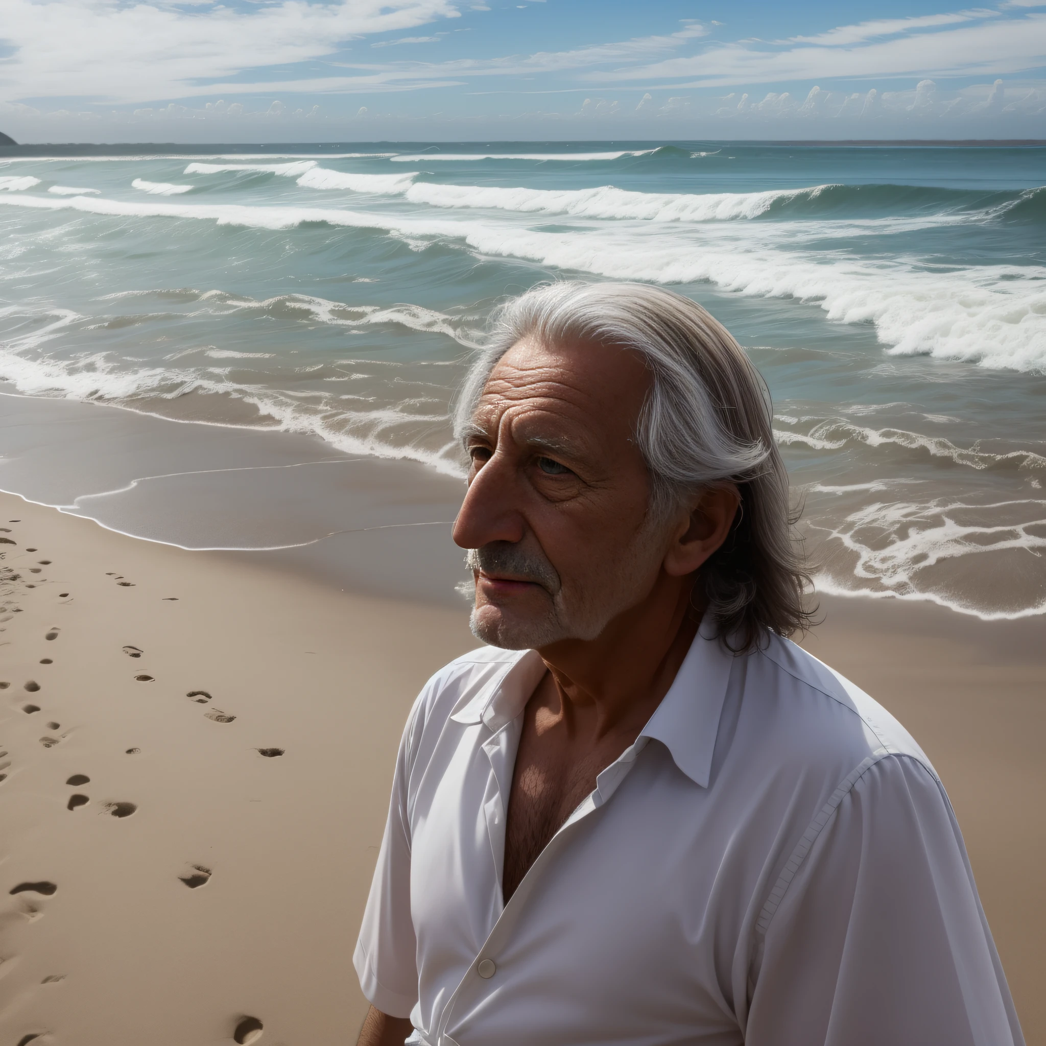 Augusto Boal in the sertão near the beach