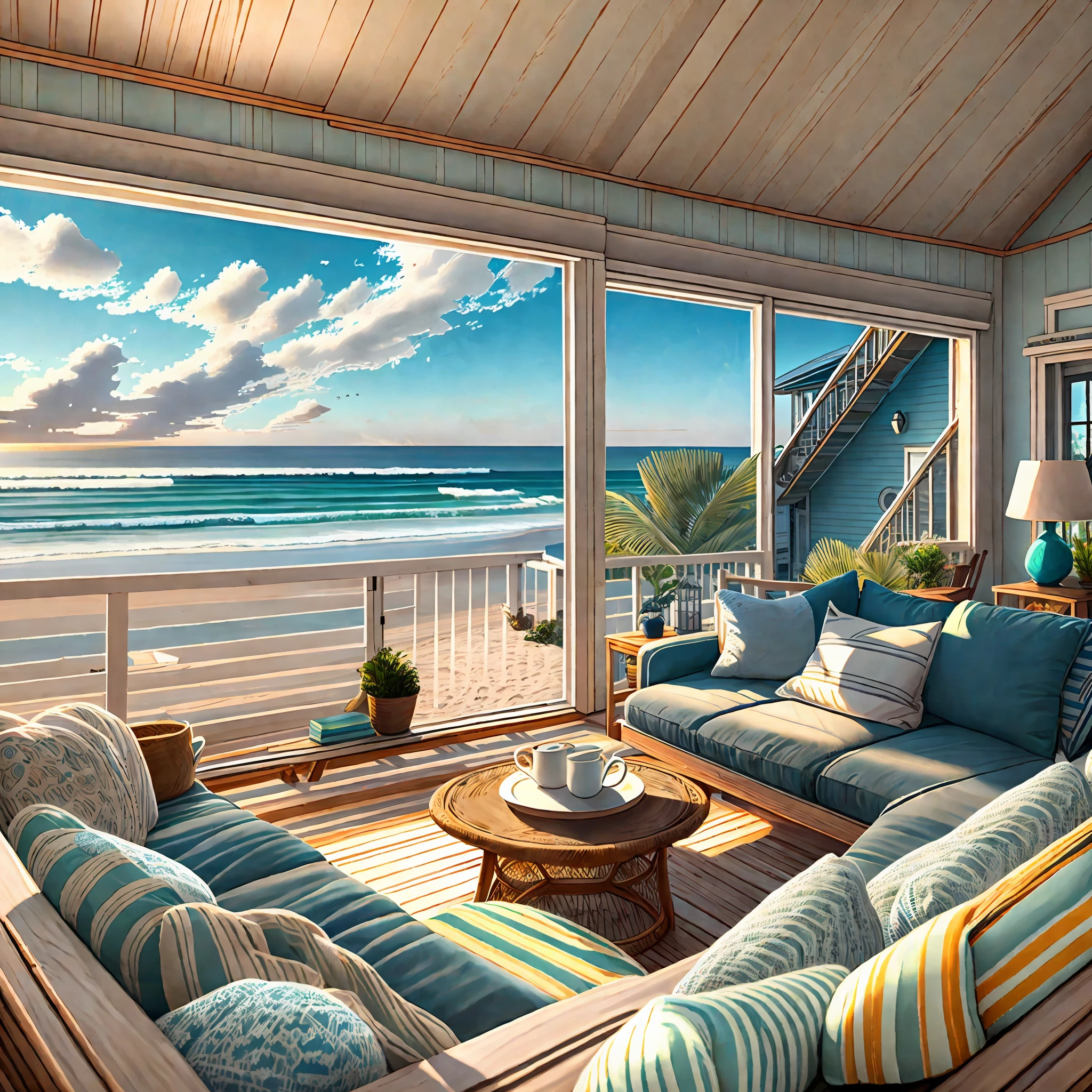 setup in a cozy beach house --auto --s2