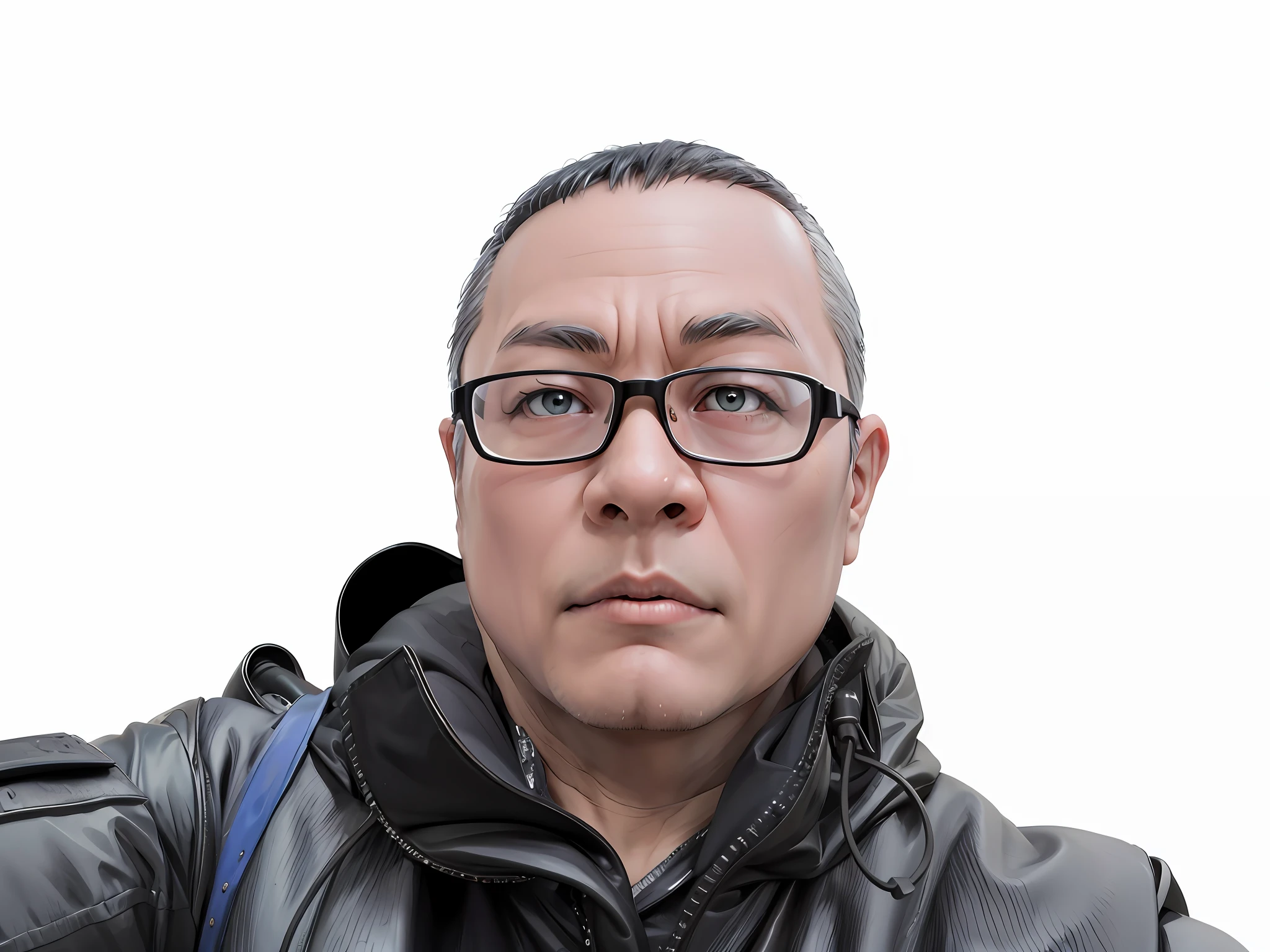Young man with oriental face in leather hat, tiger, oriental face in formal suit, short black hair, silver glasses, digital painting, 3D character design by Mark Clairedon and Pixar and Hayao Miyazaki and Akira Toriyama, the illustration is a high-definition illustration in 4K resolution with very detailed facial features and cartoon-style visuals. Holding loud public speeches,