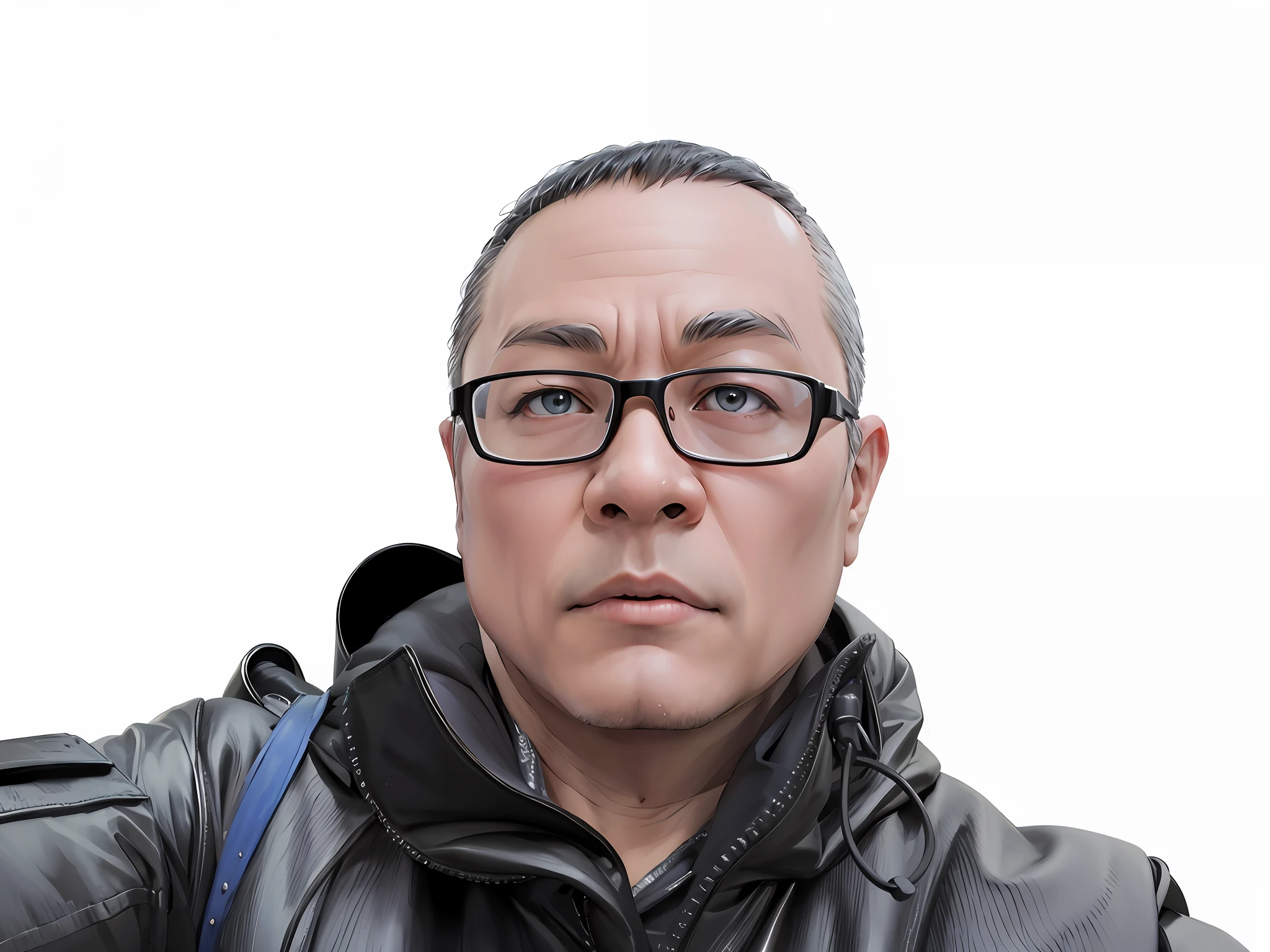 Young man with oriental face in leather hat, tiger, oriental face in formal suit, short black hair, silver glasses, digital painting, 3D character design by Mark Clairedon and Pixar and Hayao Miyazaki and Akira Toriyama, the illustration is a high-definition illustration in 4K resolution with very detailed facial features and cartoon-style visuals. Holding loud public speeches,