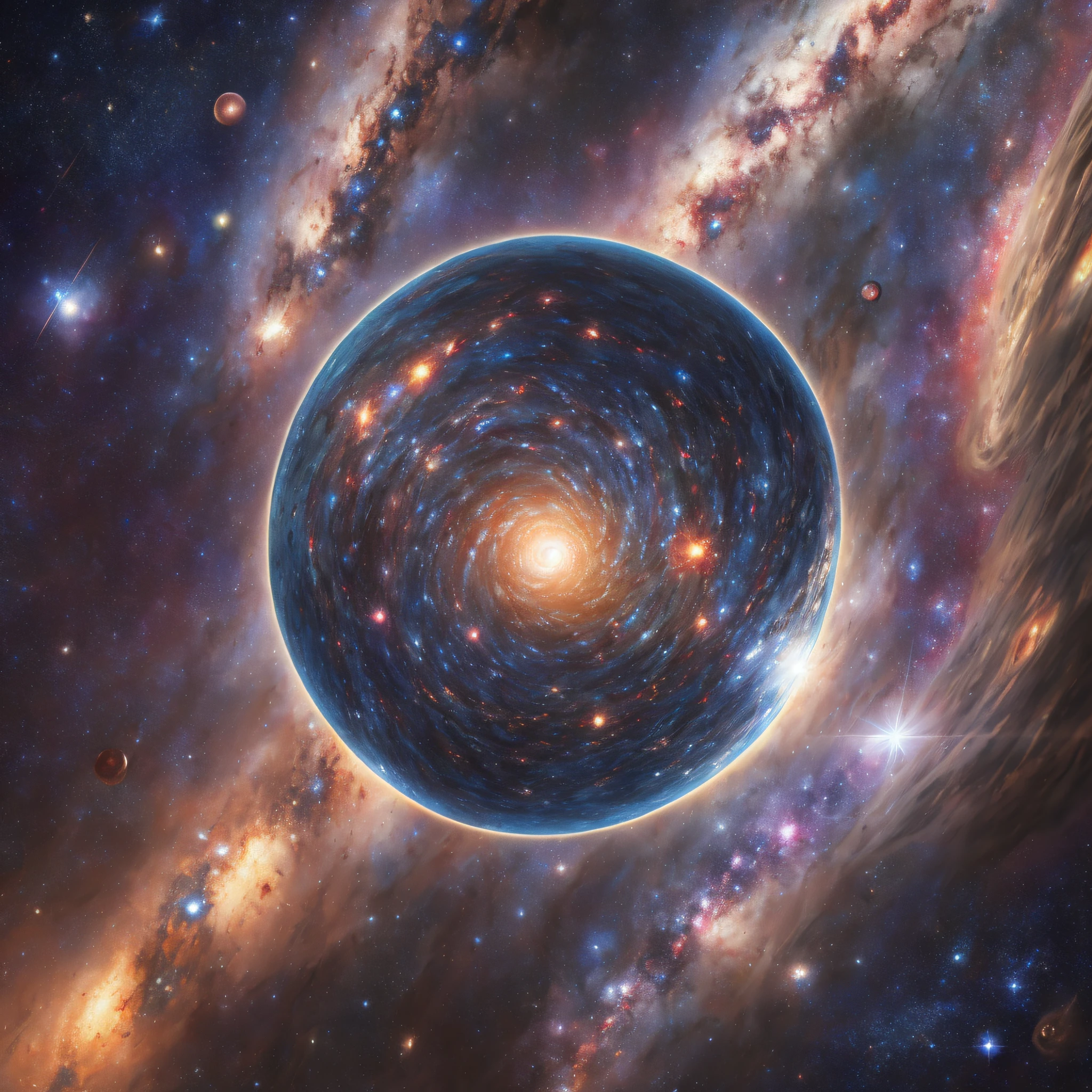 masterpiece, best quality, high quality, extremely detailed CG unity 8k wallpaper, Depth of Field, HDR,,Photorealistic,extremely detailed, Intricate, High Detail, universe, space, galaxy, stars, planets, astronomy, cosmos, celestial, nebula, black hole, solar system, cosmic rays, supernova, deep space, astronomical objects --auto --s2
