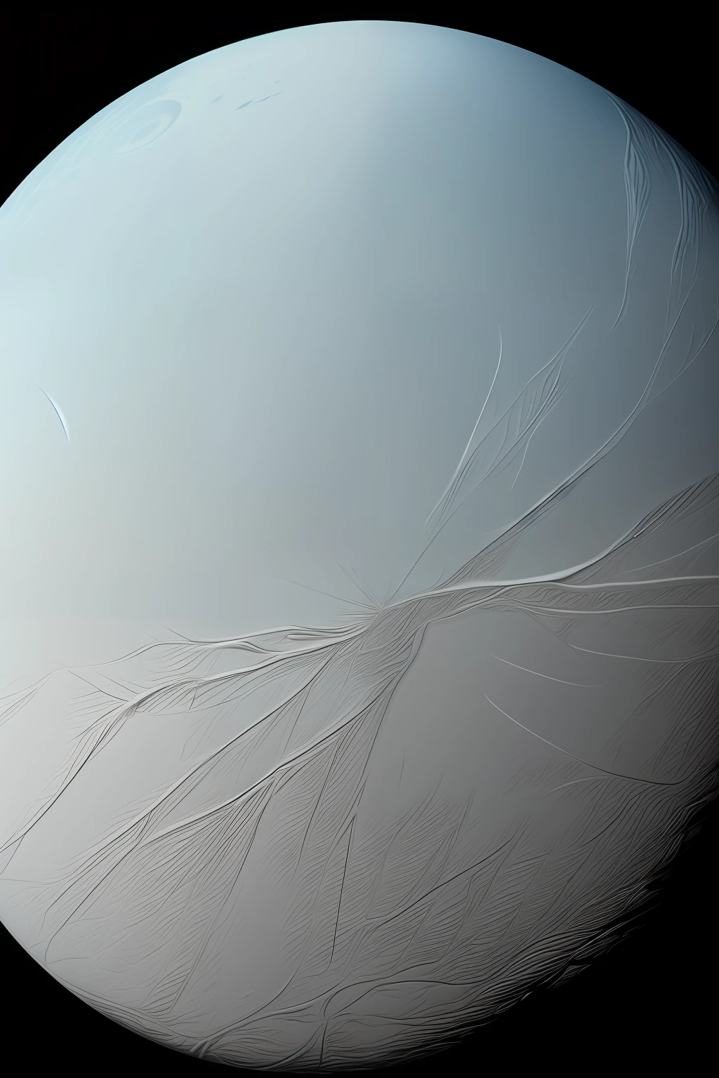 Enceladus, Frozen moon