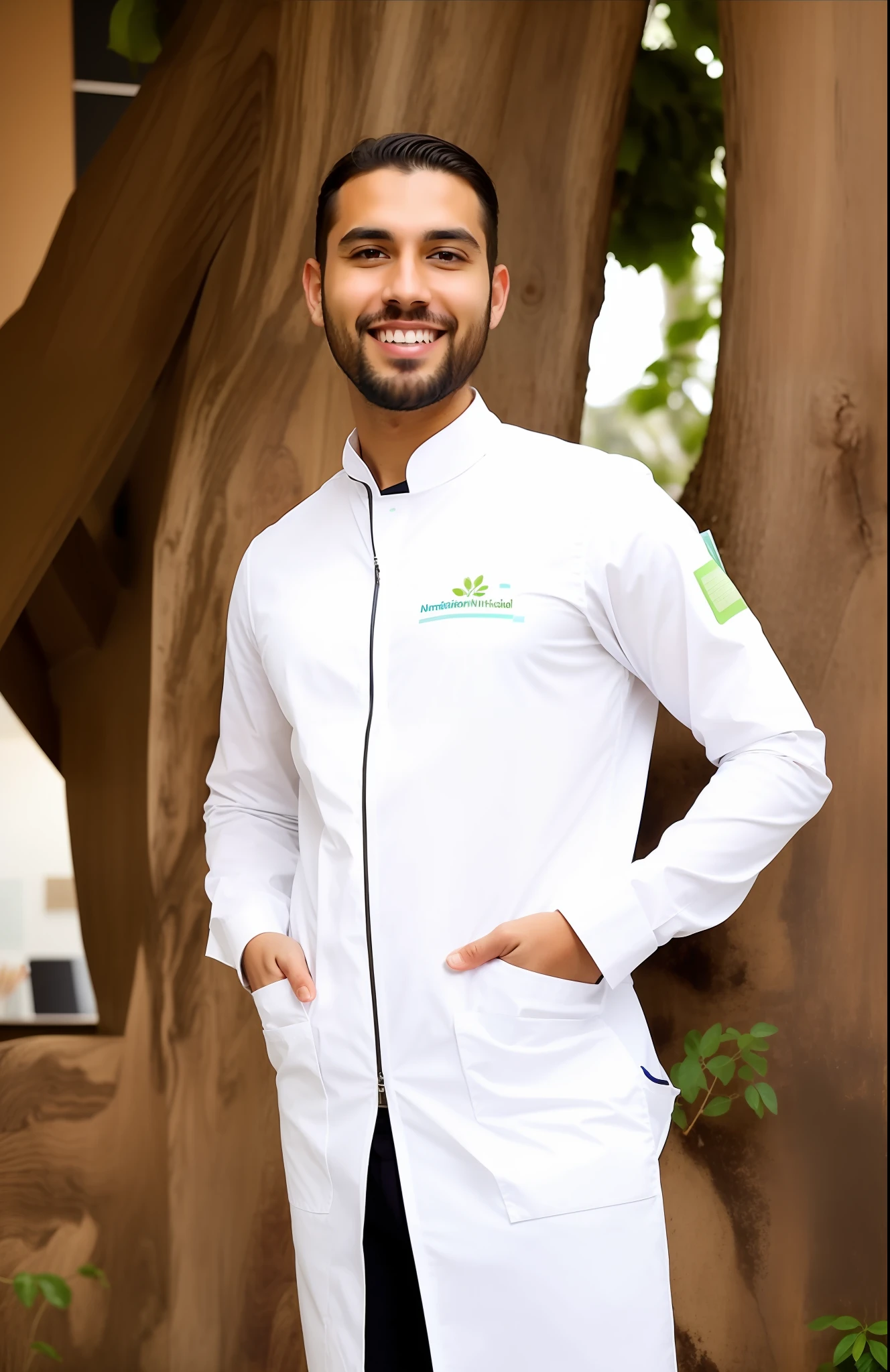 Professional photo of a nutritionist in an office