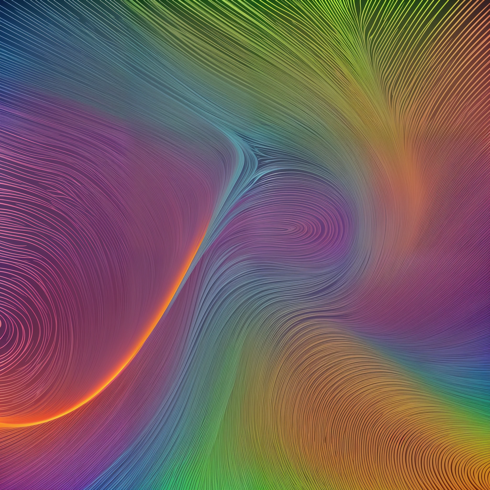 wrapped thermal background, schlieren flow visualisation, by Li Shida, neon gradient map, currents, cgsociety 9, official artwork, flow shapes, flowing curves, flowing forms, by Otto Piene, art nouveau 3d curves and swirls, contours, --auto --s2