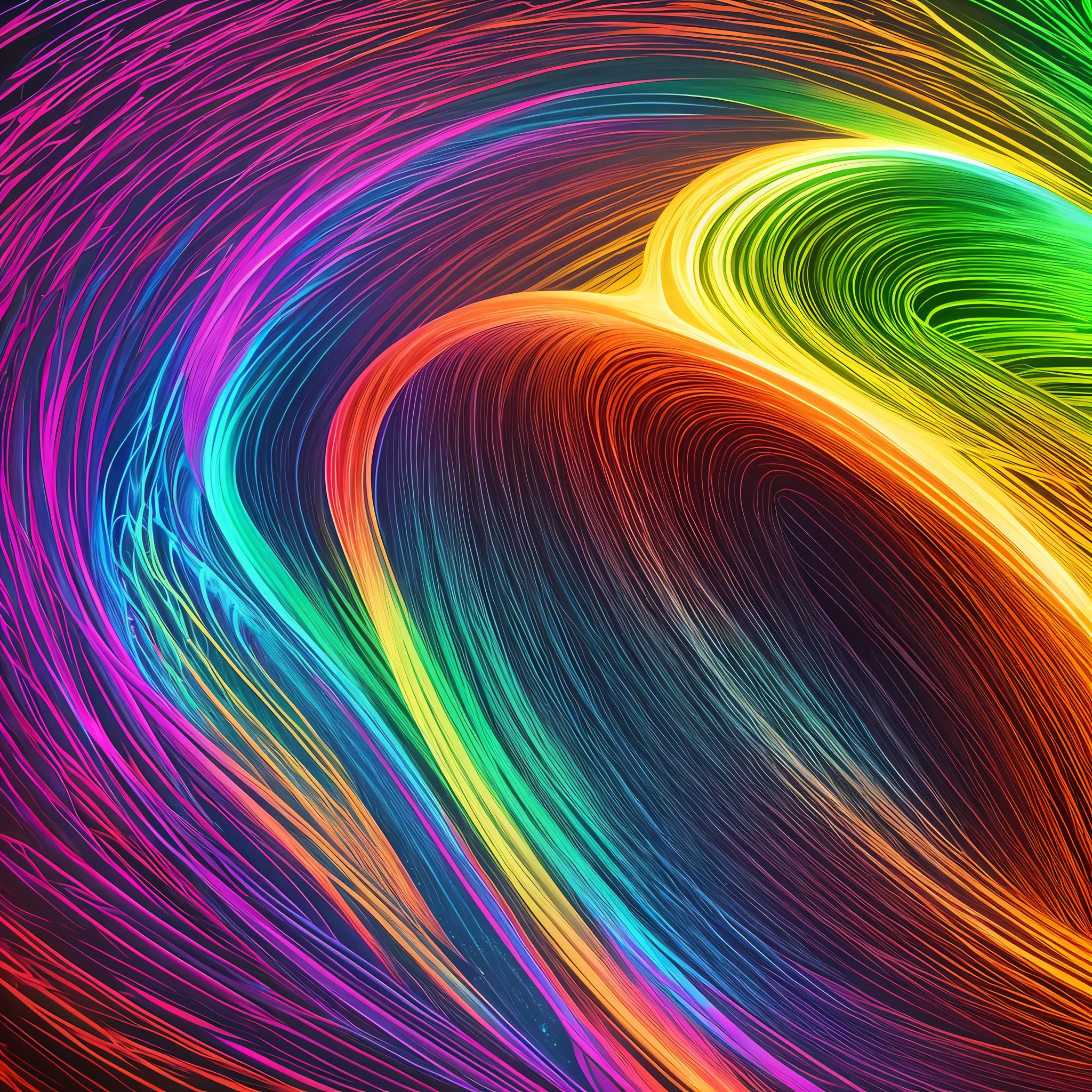 wrapped thermal background, schlieren flow visualisation, by Li Shida, neon gradient map, currents, cgsociety 9, official artwork, flow shapes, flowing curves, flowing forms, by Otto Piene, art nouveau 3d curves and swirls, contours, --auto --s2