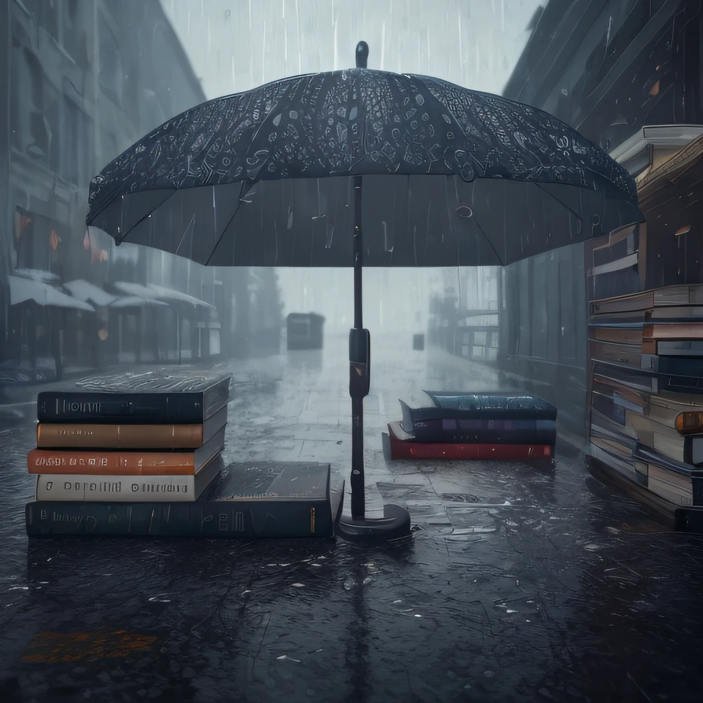 (extremely detailed CG unity 8k wallpaper, masterfully crafted), best quality, floating,
[(mobile UI), (app icon), (raindrops:1.2, books, umbrellas:1.2), (patterned):0.8, (detailed):1.1]