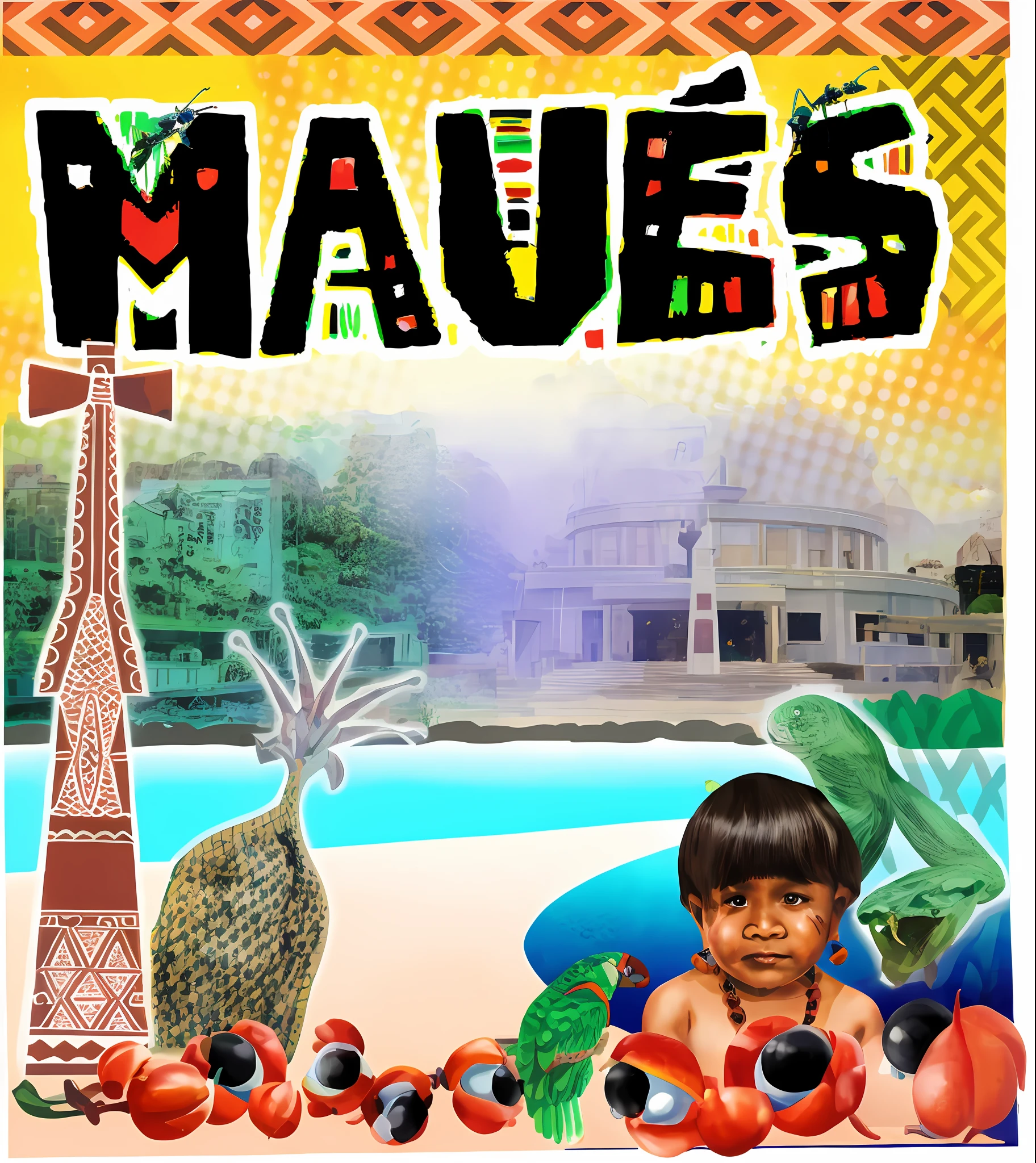 imagen/ image of a child in front of a photo of a building, inspired by Maties Palau Ferré, by Maties Palau Ferré, mami wata, mayeb, maxis, album cover, album art, mateus 9 5, official art, cover art, album cover, album cover, maxwell good brightness and colorsprompets