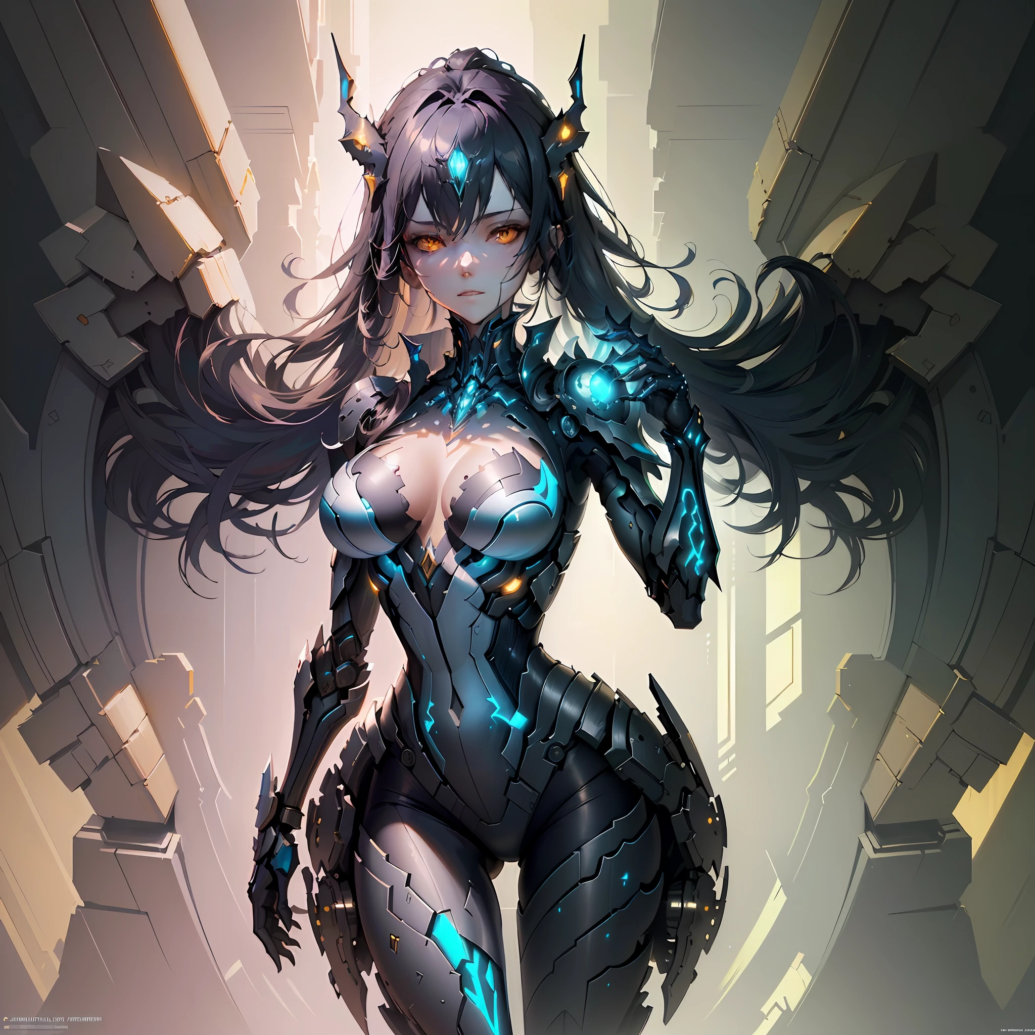 masterpiece, best quality, (extremely detailed CG unity 8k wallpaper), (best quality), (best illustration), (best shadow), absurdres, realistic lighting, (Abyss), beautiful detailed glow, art by PeterMohrBacher,